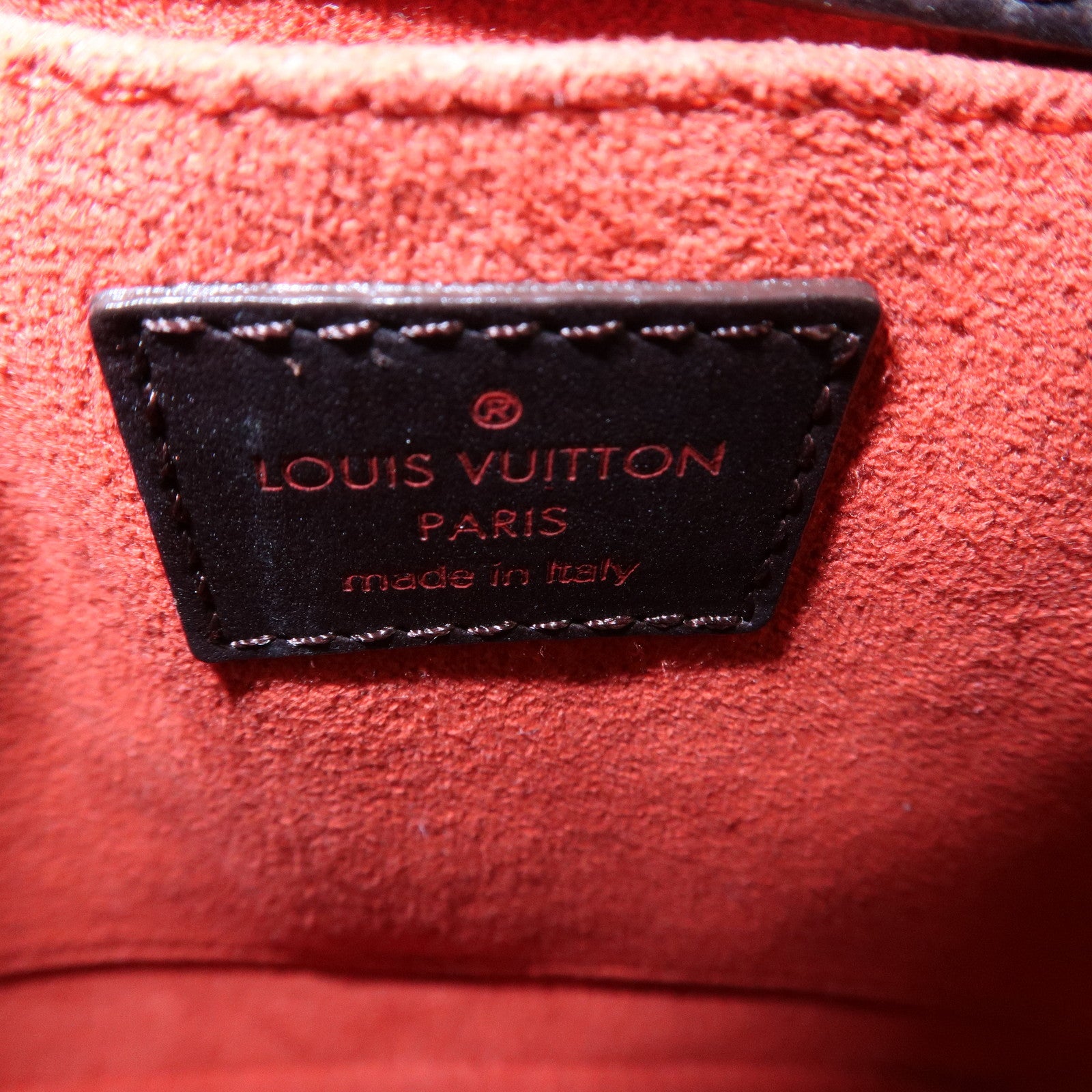 Louis Vuitton Damier Sauvage Impala Hand Bag Beige Brown M92133 Used