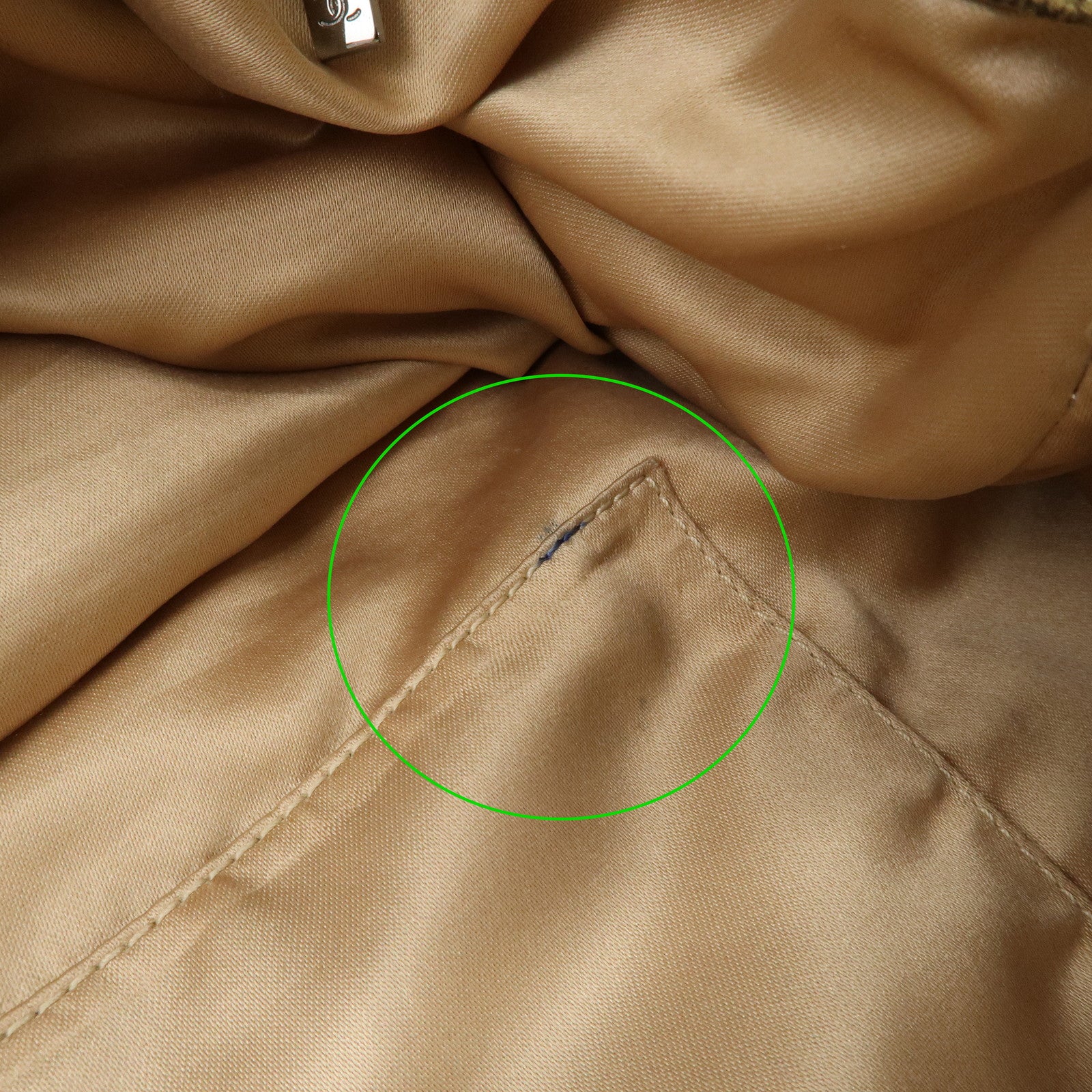 CHANEL COCO Mark Leather Big Gradation Shoulder Bag Used