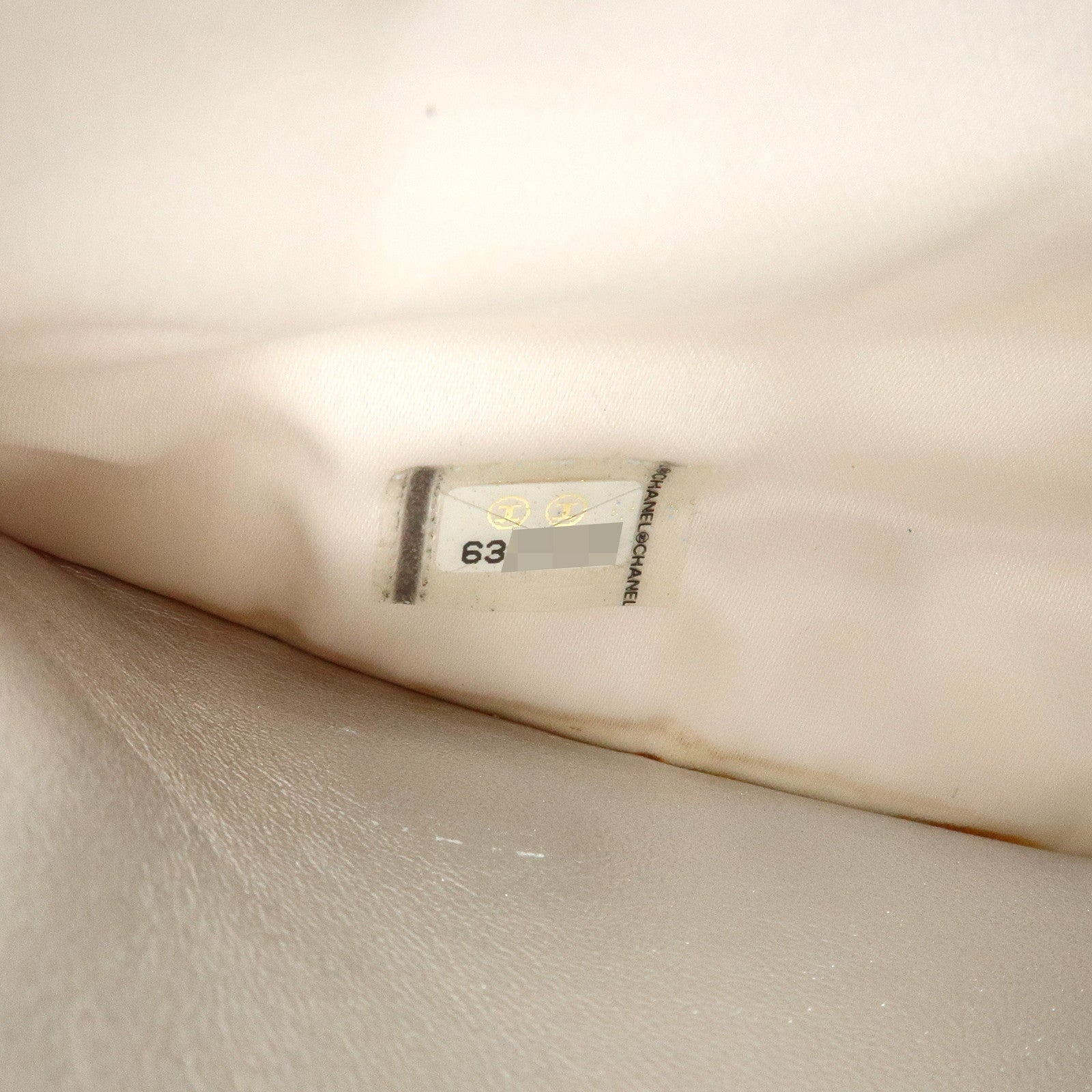 Chanel New Travel Line Nylon Jacquard Leather Chain Wallet A15772 Used