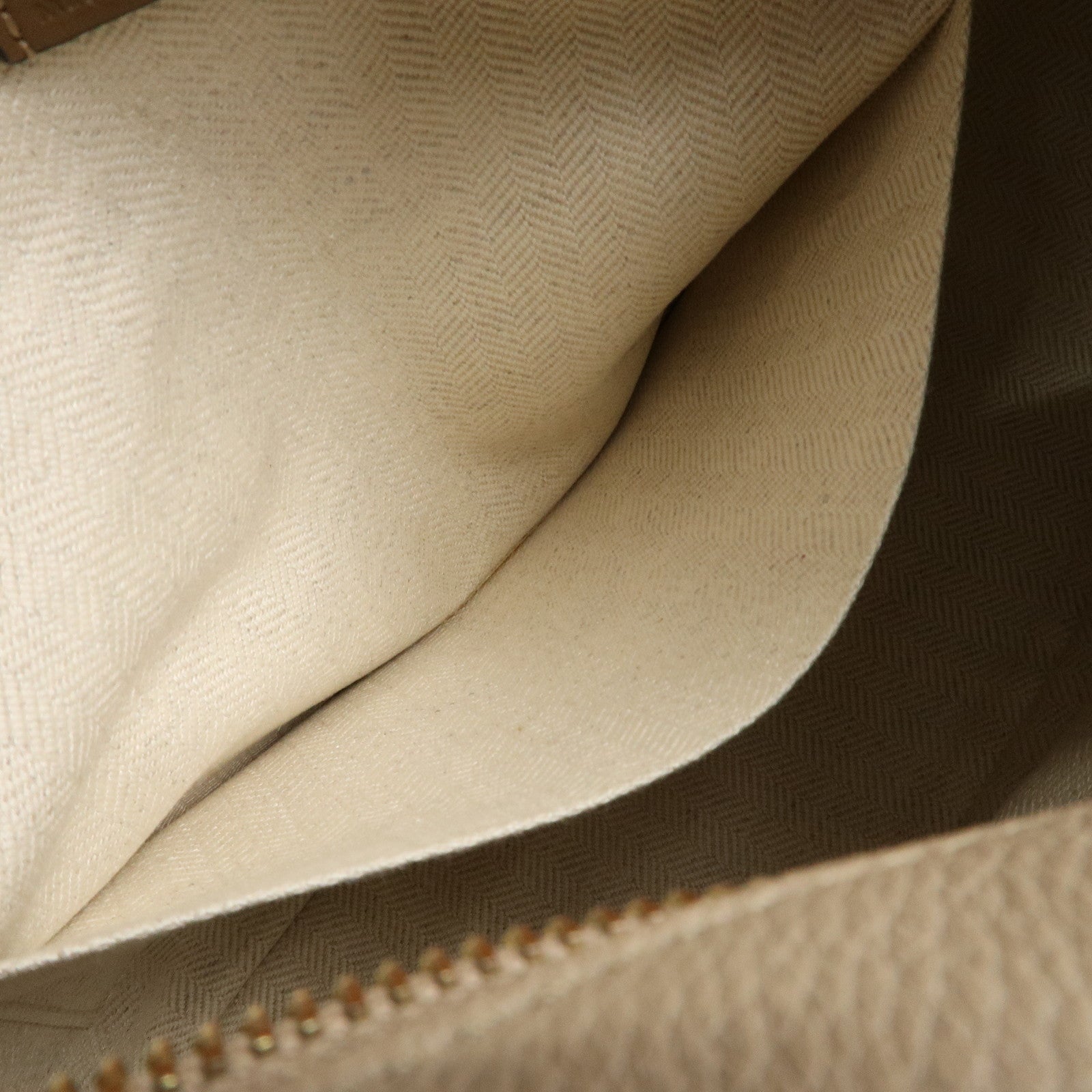 LOEWE Leather Puzzle Bag Small 2Way Bag Hand Bag Beige Used