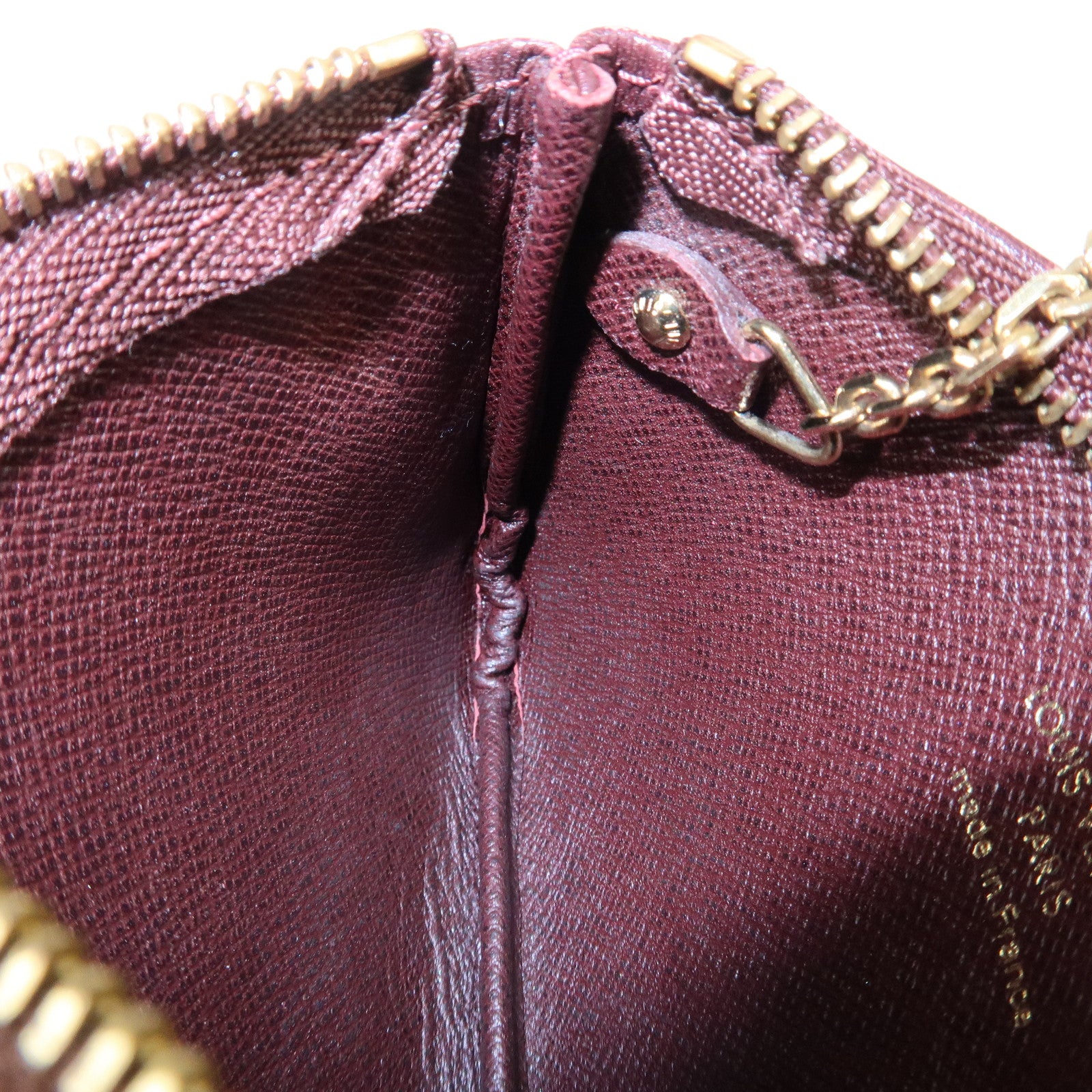Louis Vuitton Monogram Idylle Pochette Cles Coin Case Sepia M62995 Used