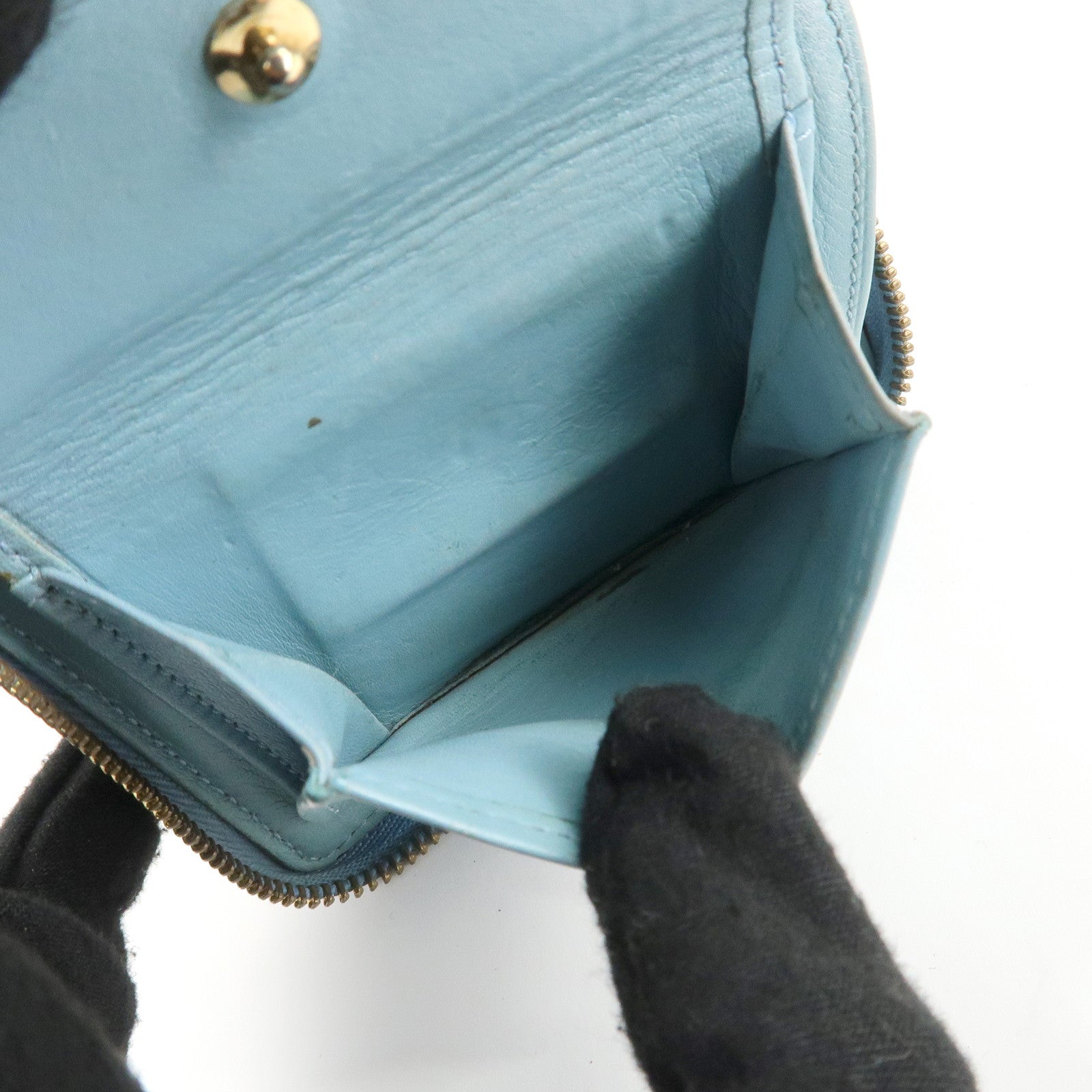 Louis Vuitton Monogram Vernis Set of 2 Wallet M91173 M91016 Used