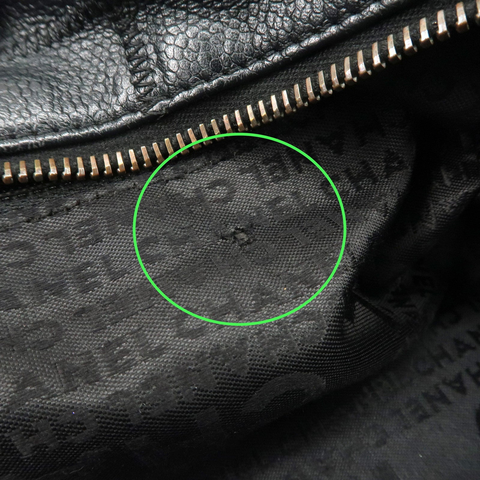 Chanel Chocolate Bar Caviar Skin Mini Boston Bag A26135 Used