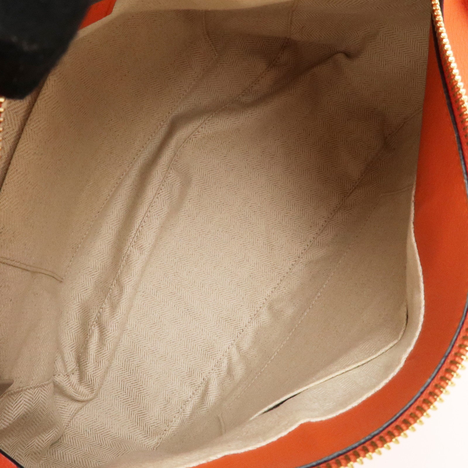 LOEWE Leather Puzzle Bag Medium 2Way Bag Shoulder Bag Orange Used