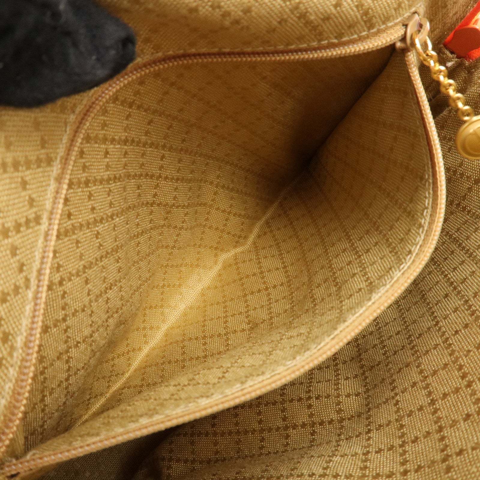 GUCCI Bamboo Suede Leather 2WAY Bag Orange 000.2296.0290 Used