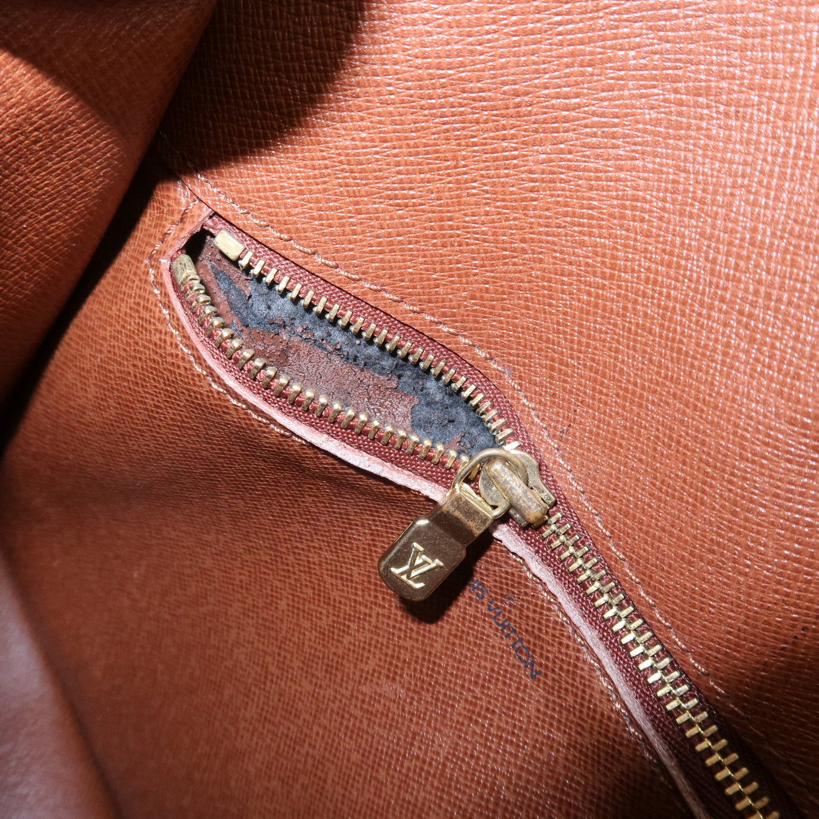 Louis Vuitton Monogram Saint Cloud MM Shoulder Bag Brown M51243 Used