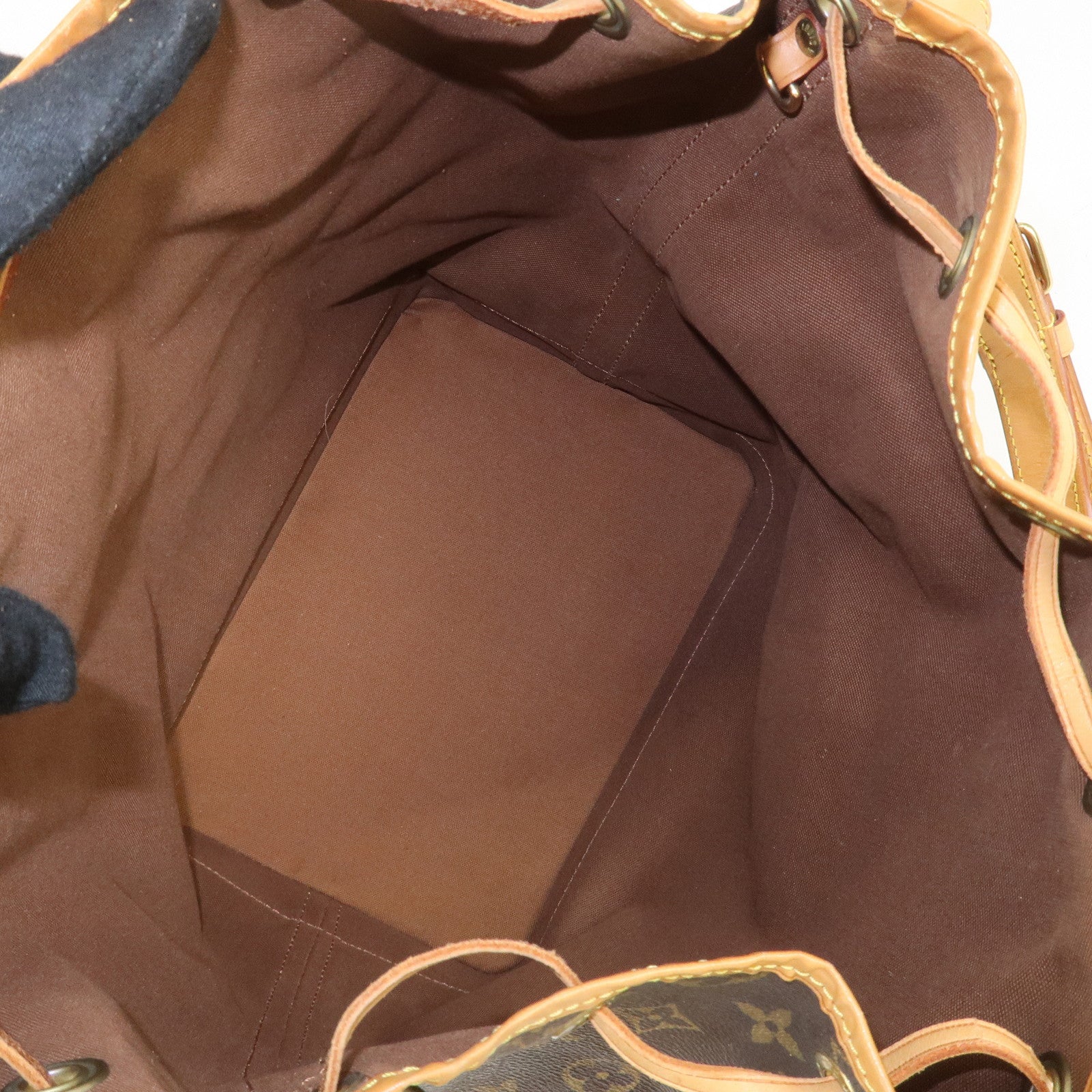 Louis Vuitton Monogram Noe Shoulder Bag Hand Bag Brown M42224 Used