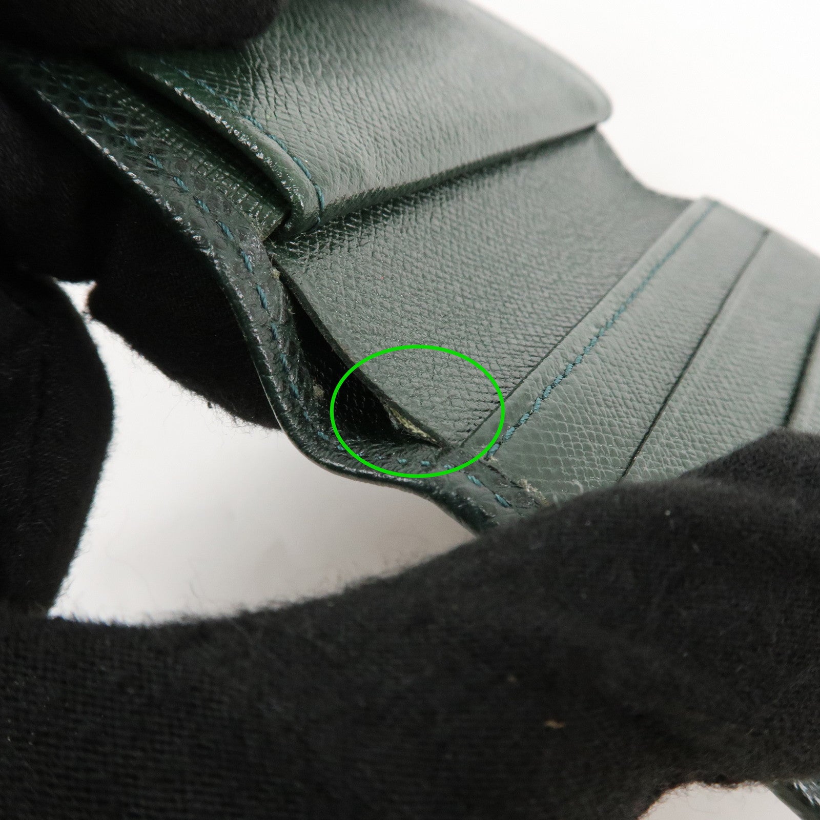 Louis Vuitton Taiga Set of 2 Wallet Epicea M30394 M30454 Used