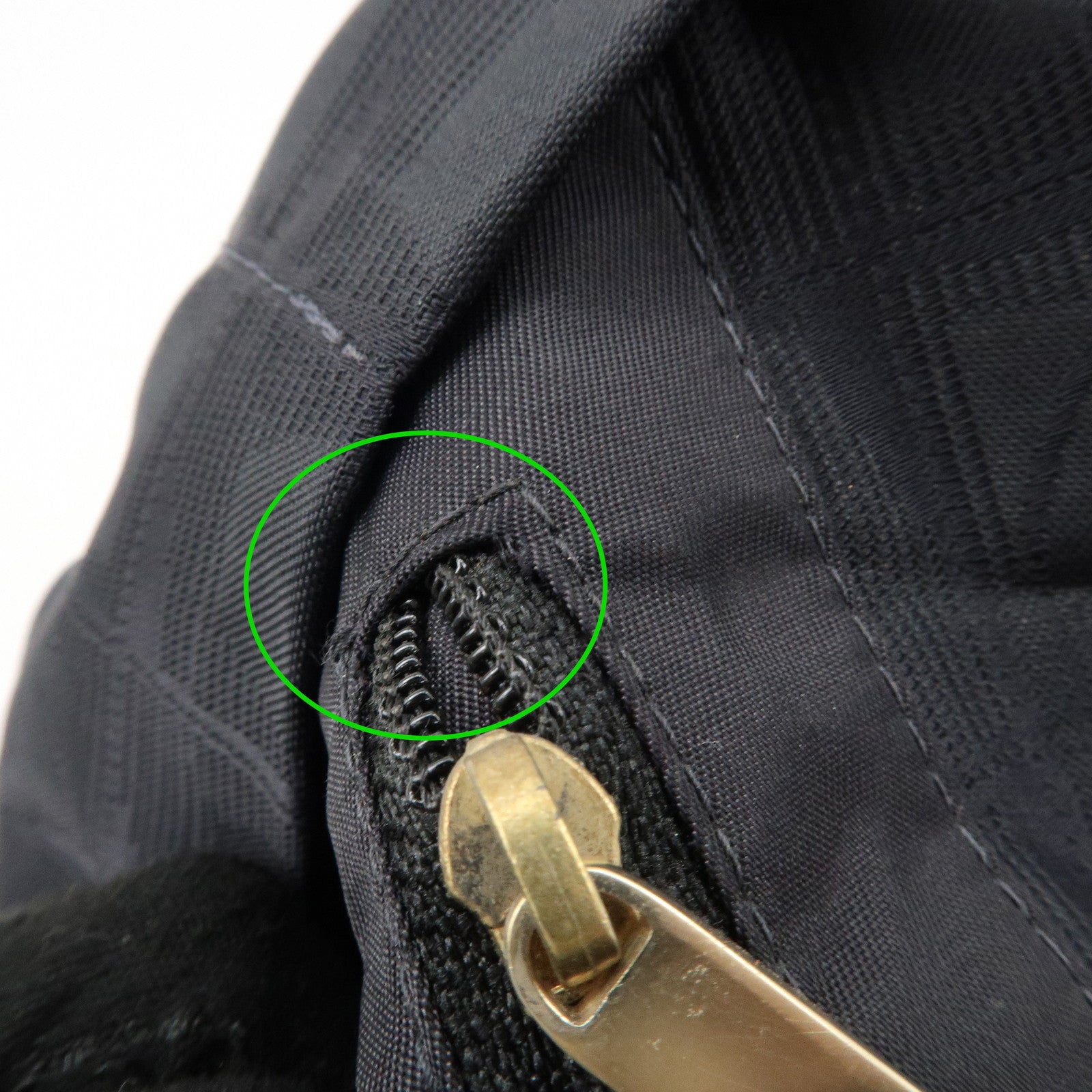 CHANEL New Travel Line Nylon Jacquard Leather Tote Bag A15991 Used