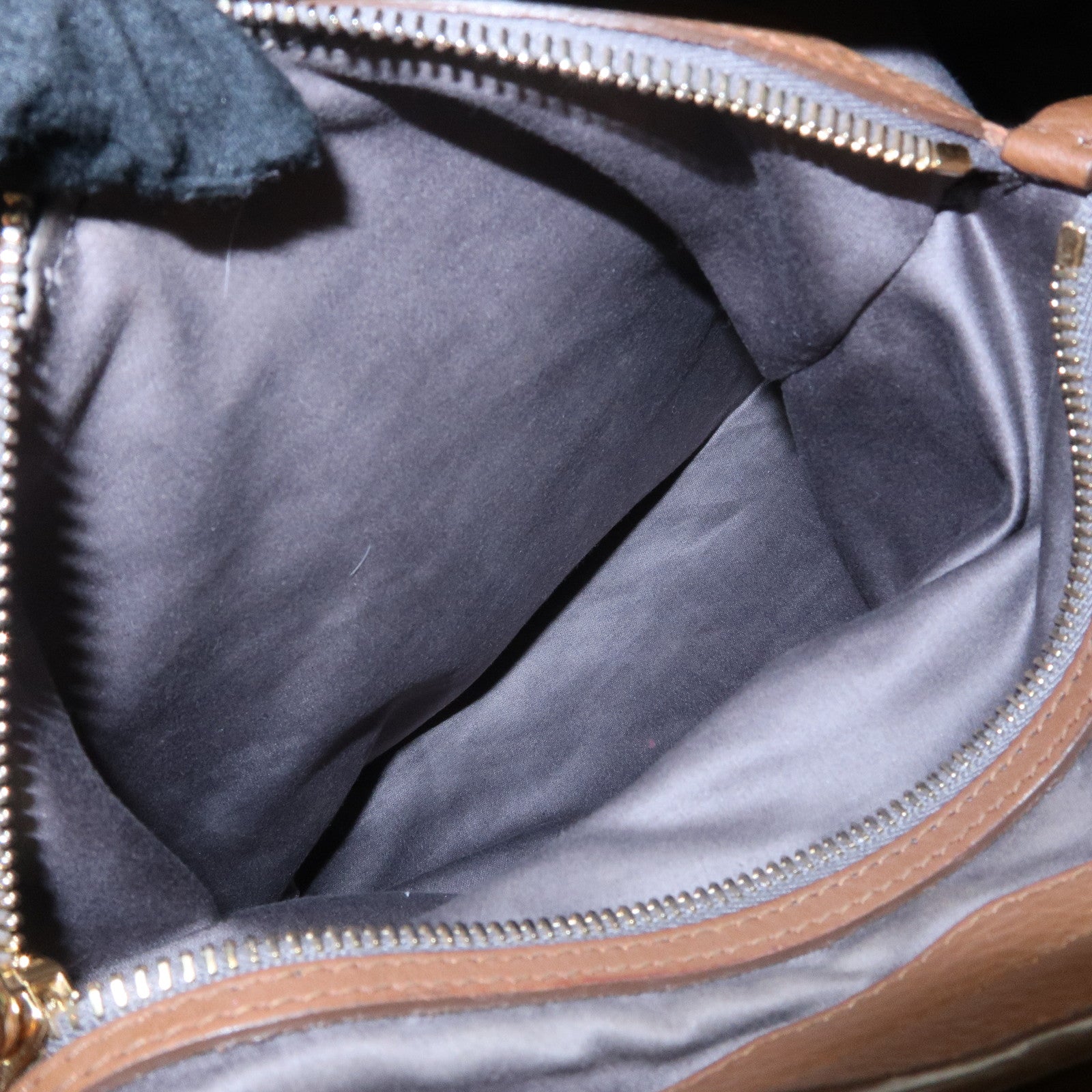 MIU MIU Leather 2WAY Bag Shoulder Bag Brown Used