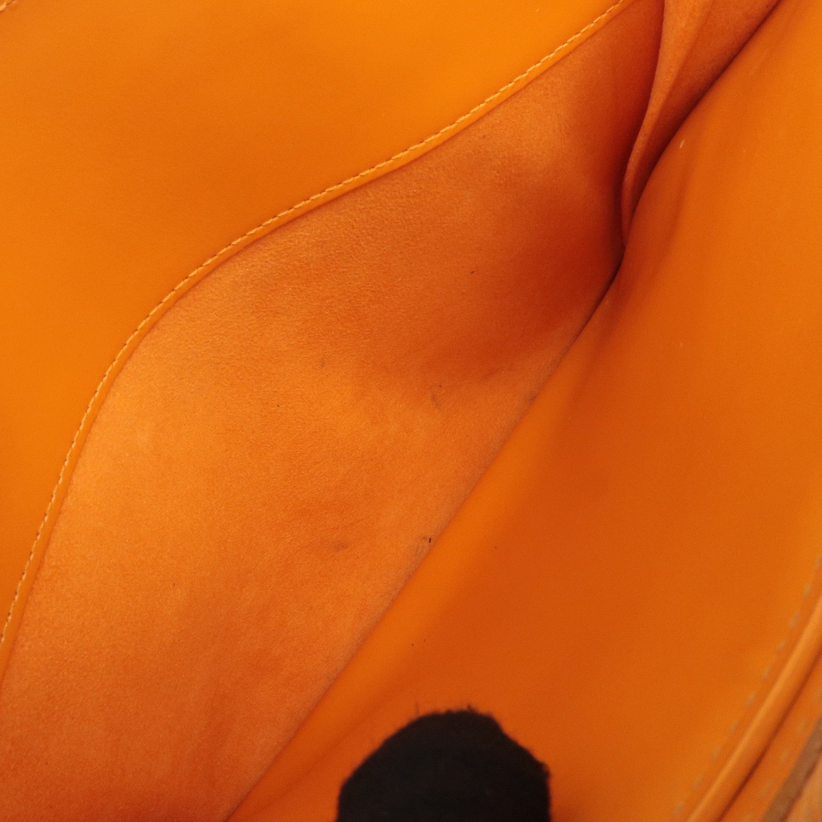 Louis Vuitton Epi Pont Neuf Hand Bag Mandarin Orange M5205H Used