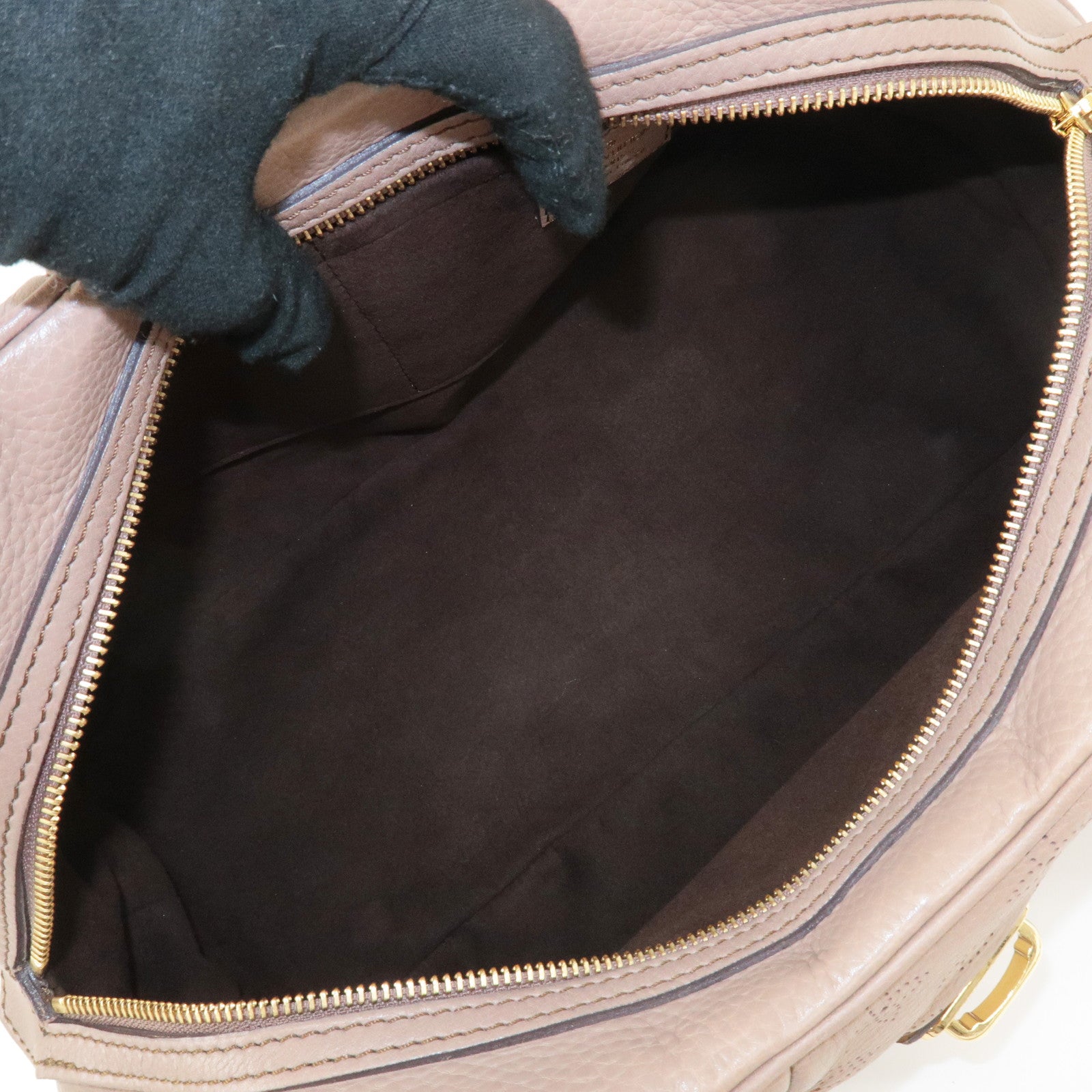 Louis Vuitton Monogram Mahina Lunar PM Shoulder Bag Sables M93433 Used