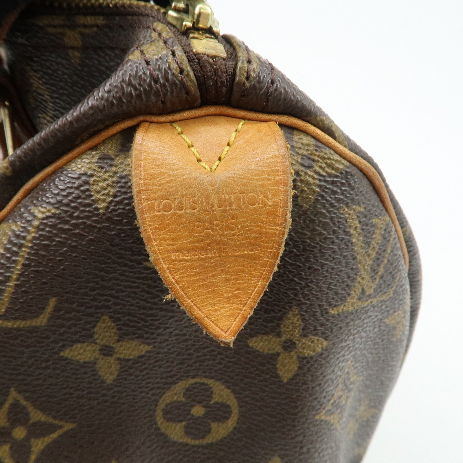 Louis Vuitton Monogram Speedy 30 Hand Bag Boston Bag M41526 Used