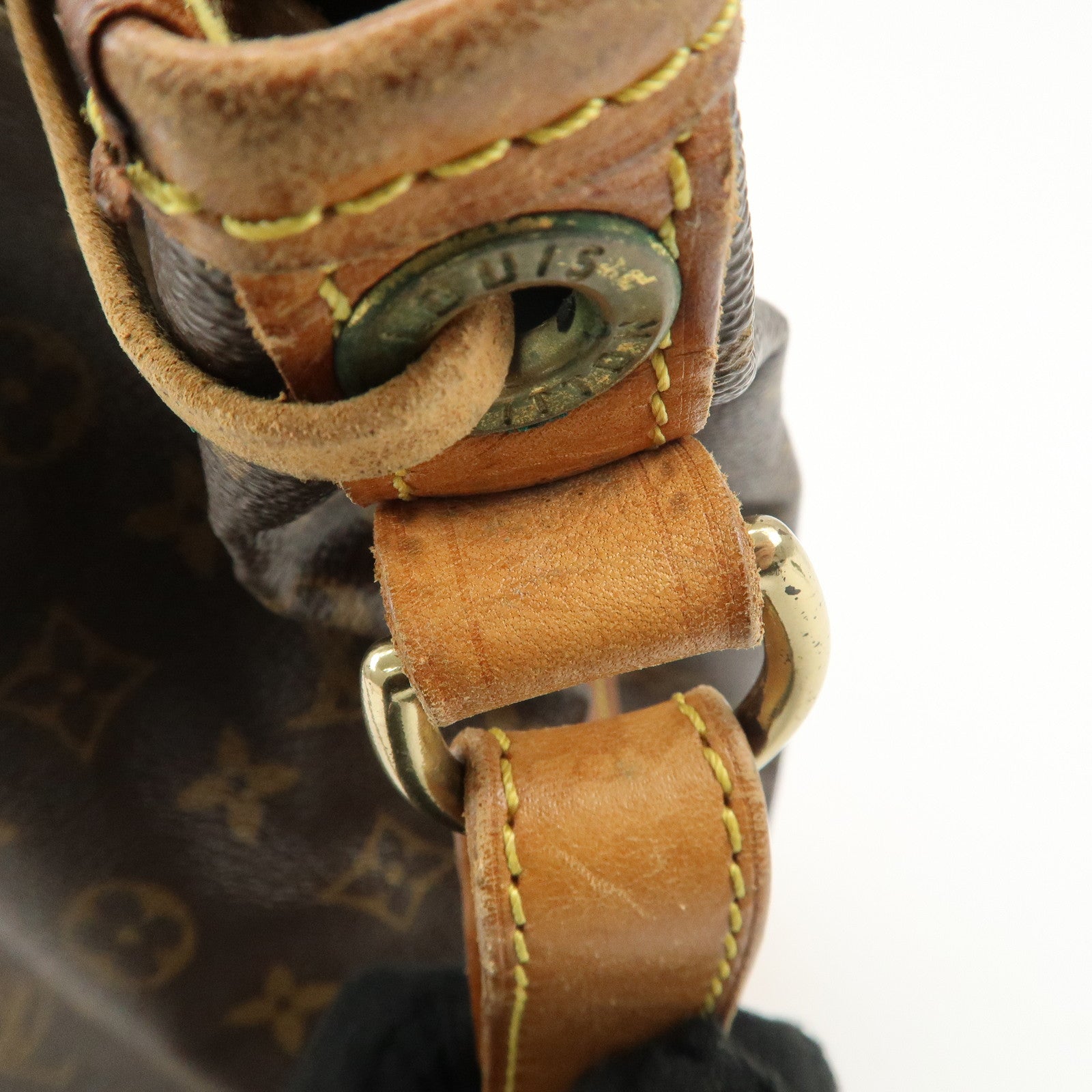 Louis Vuitton Monogram Noe Shoulder Bag Hand Bag Brown M42224 Used