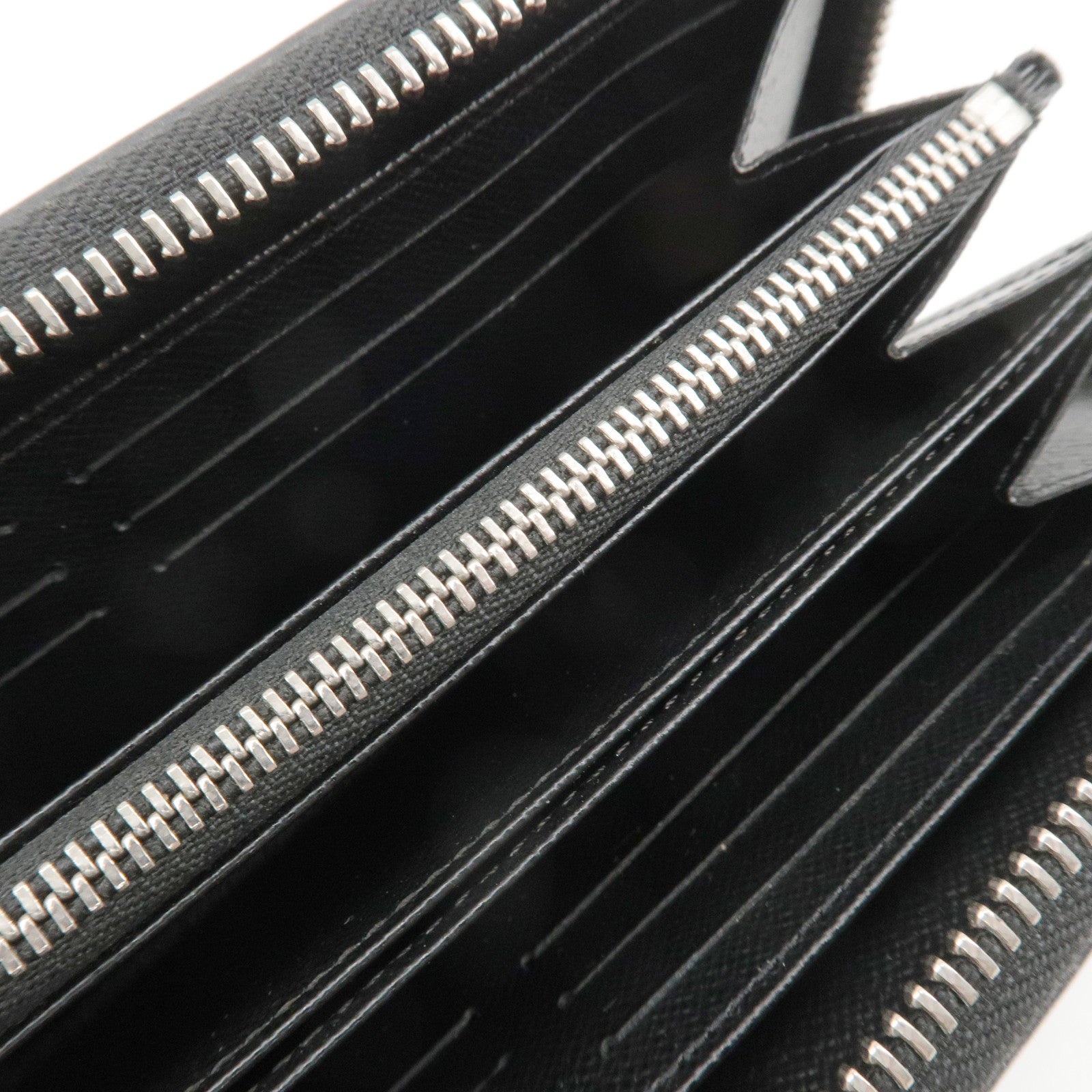 Louis Vuitton Epi Zippy Wallet Zip Around Wallet Noir M61857 Used