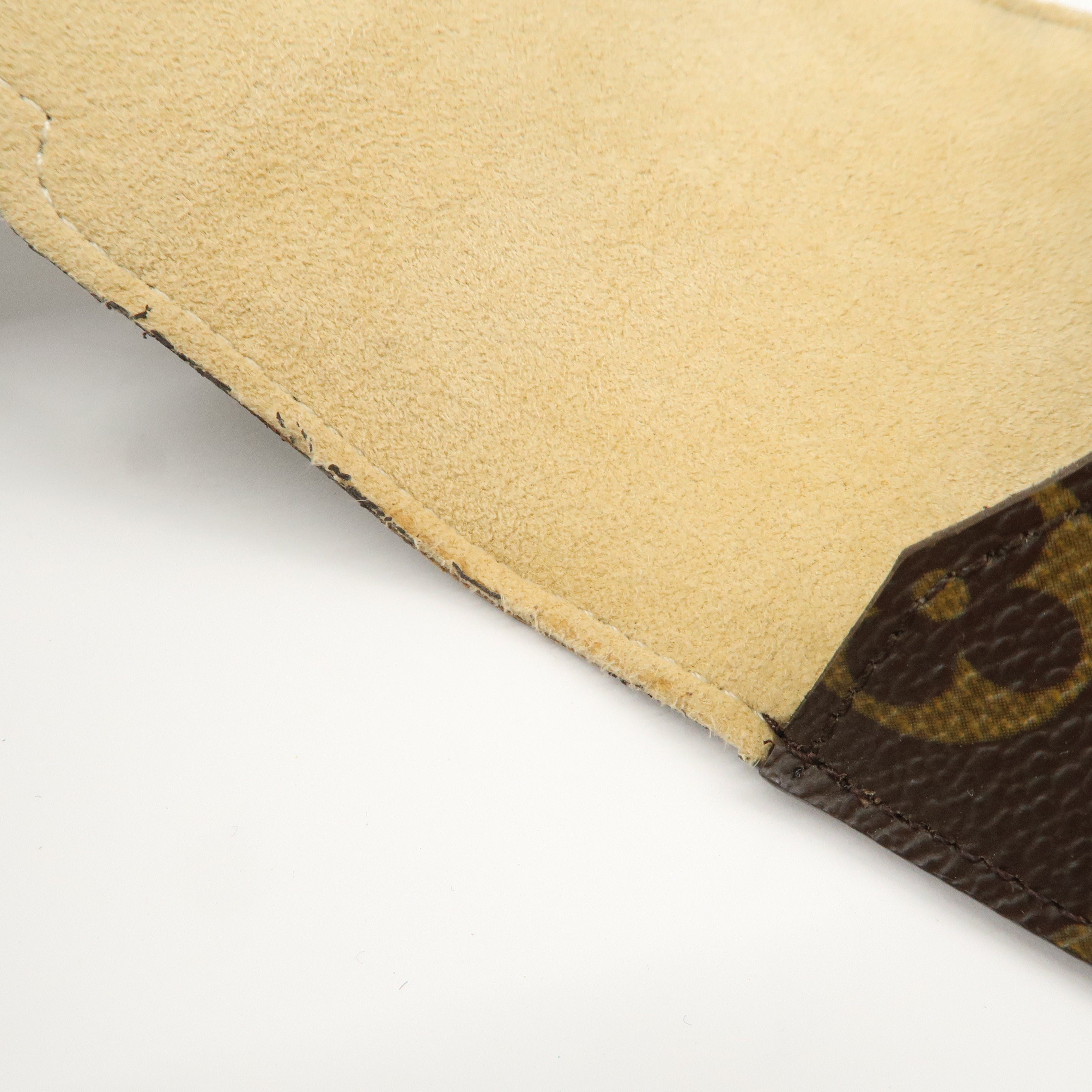 Louis Vuitton Monogram Set of 2 etui a lunettes lavel Glasses Case Used