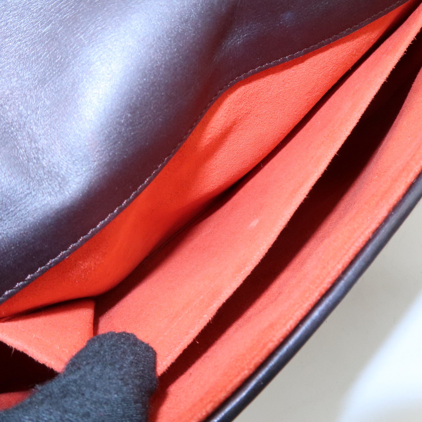 Louis Vuitton Damier Sauvage Lion Hand Bag Beige Brown M92131 Used