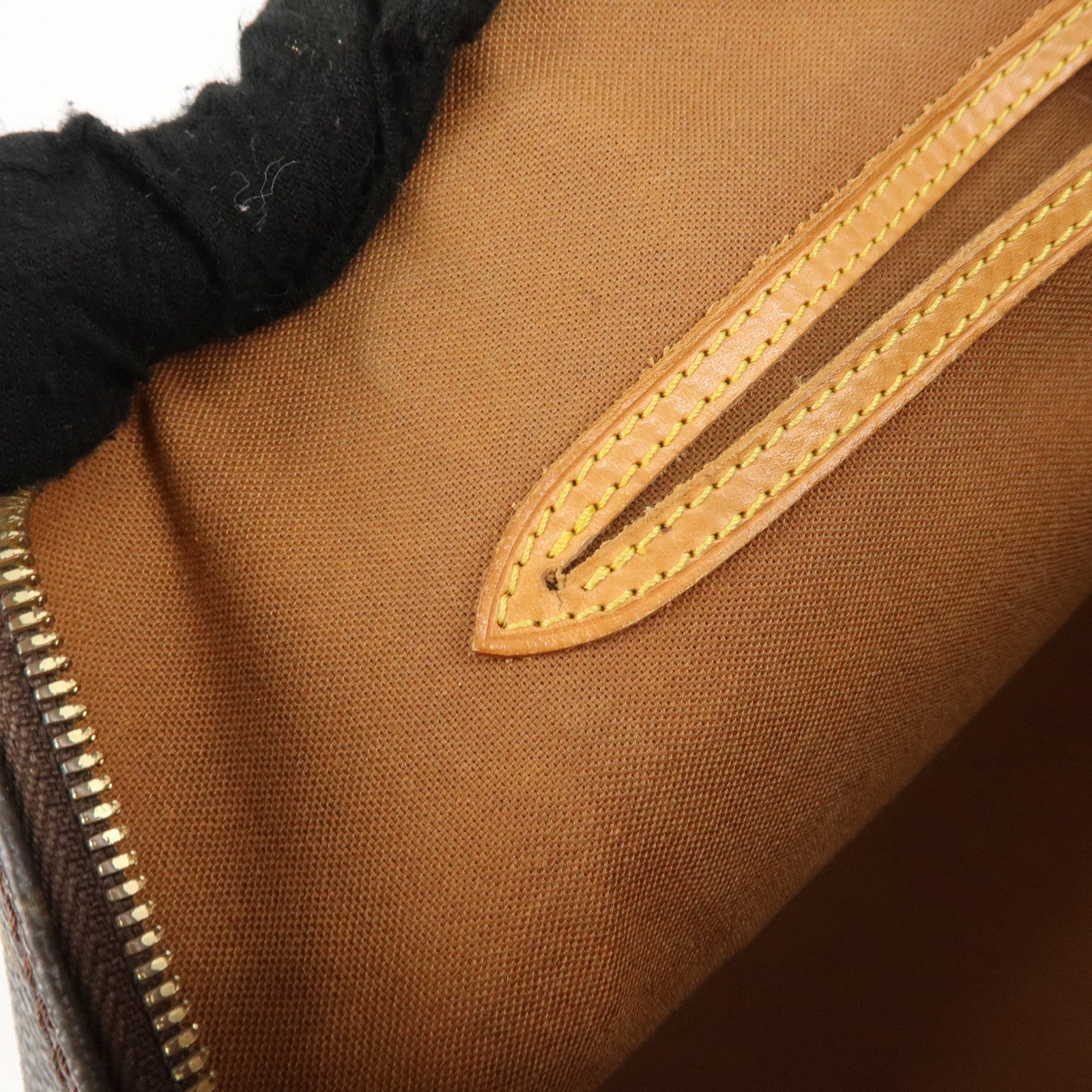 Louis Vuitton Monogram Alma Hand Bag Brown M51130 Used