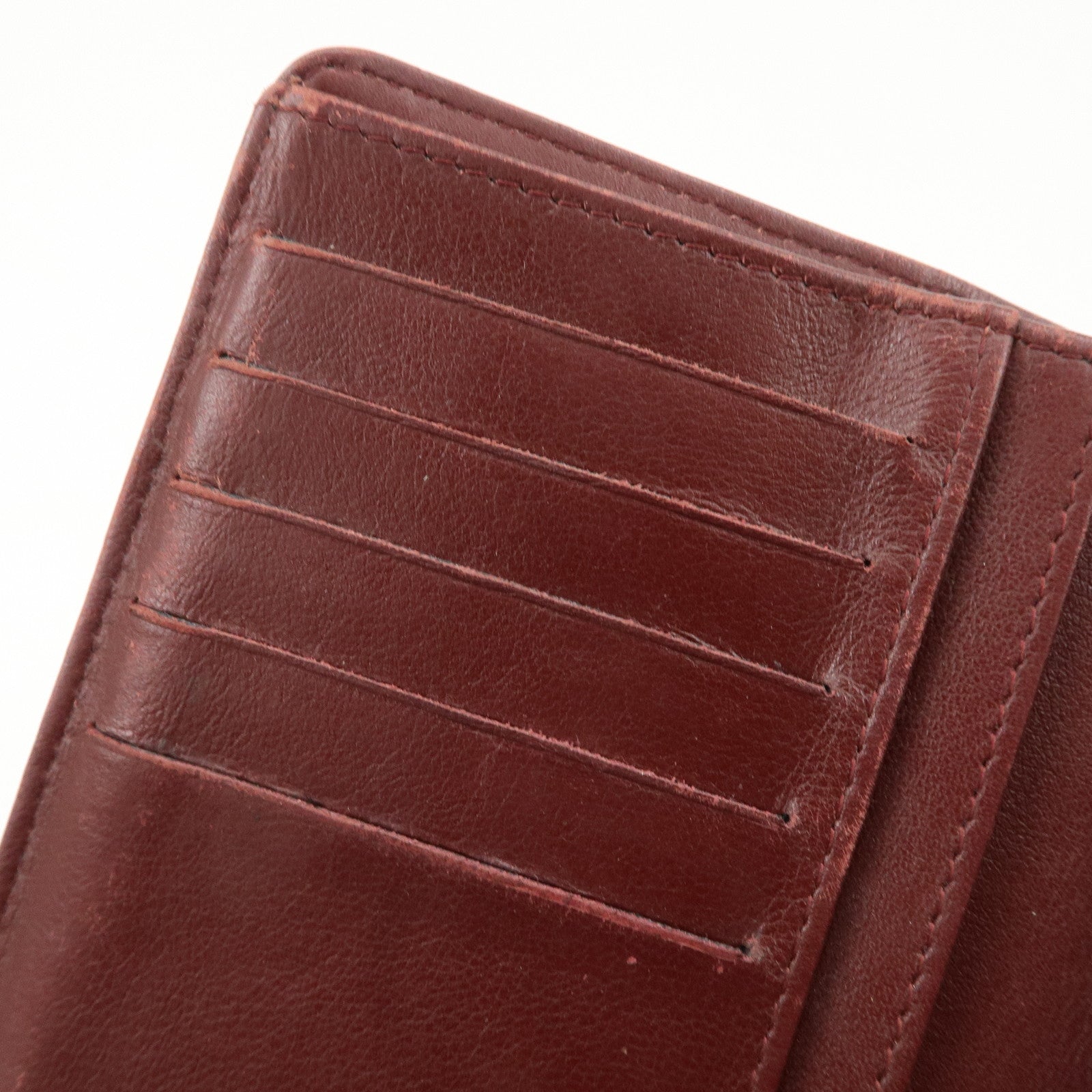 CHANEL COCO Mark Matelasse Caviar Skin Bi-fold Wallet A48667 Used