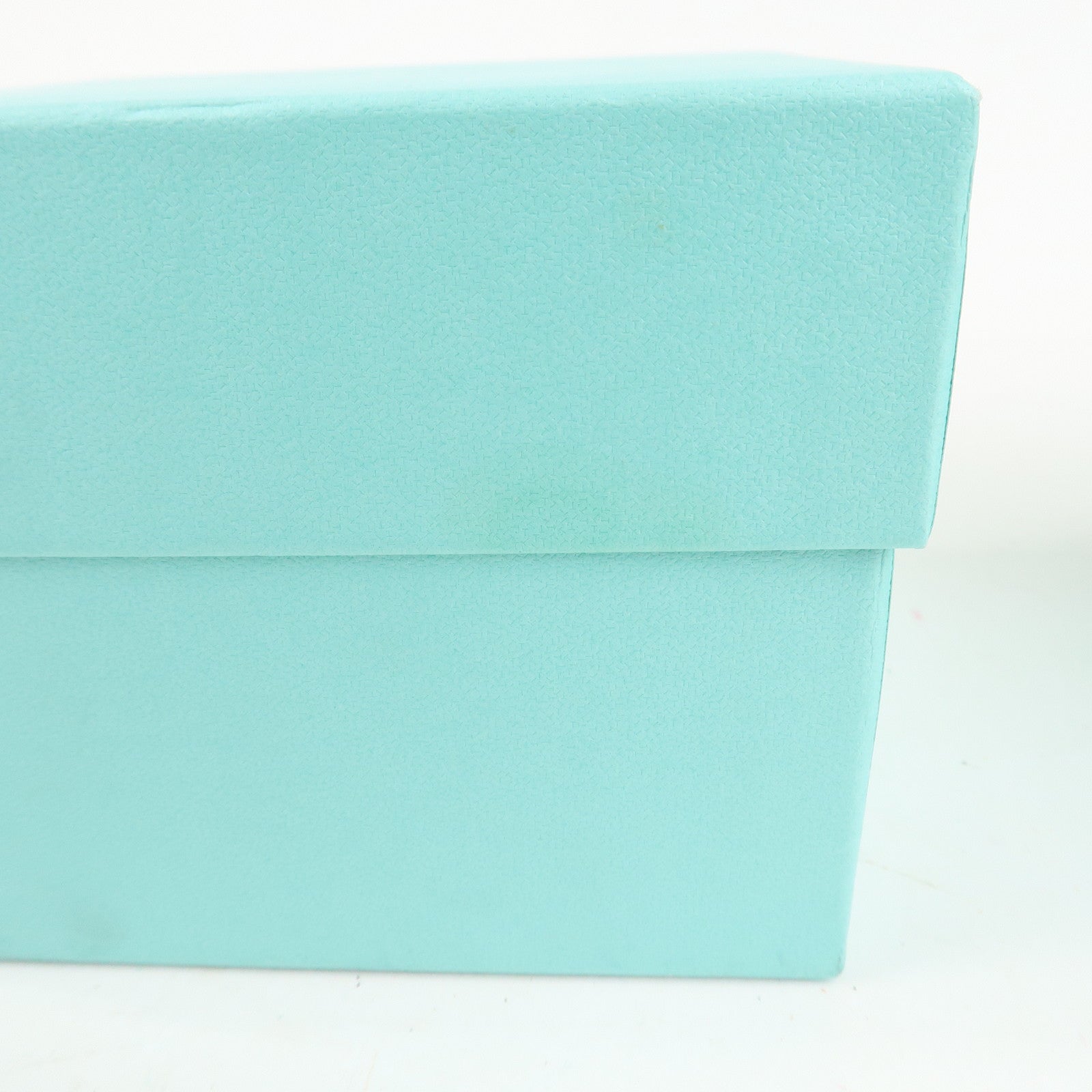 Tiffany&Co. Set of 2 Bone Ash Bone China Pottery Box Blue Used