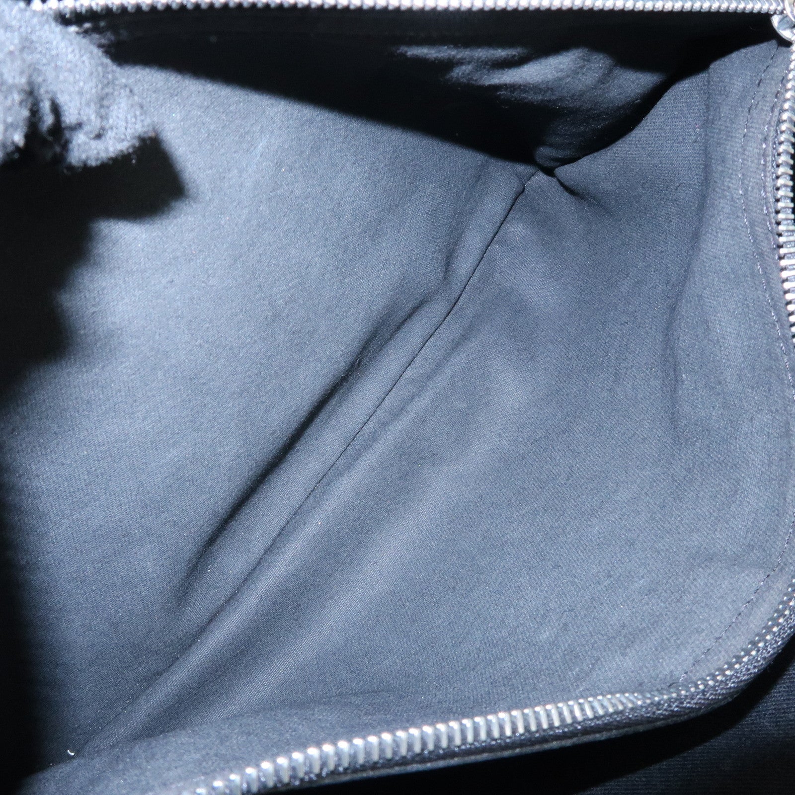 CELINE Macadam Canvas Leather Hand Bag Tote Bag Black CE00/23 Used