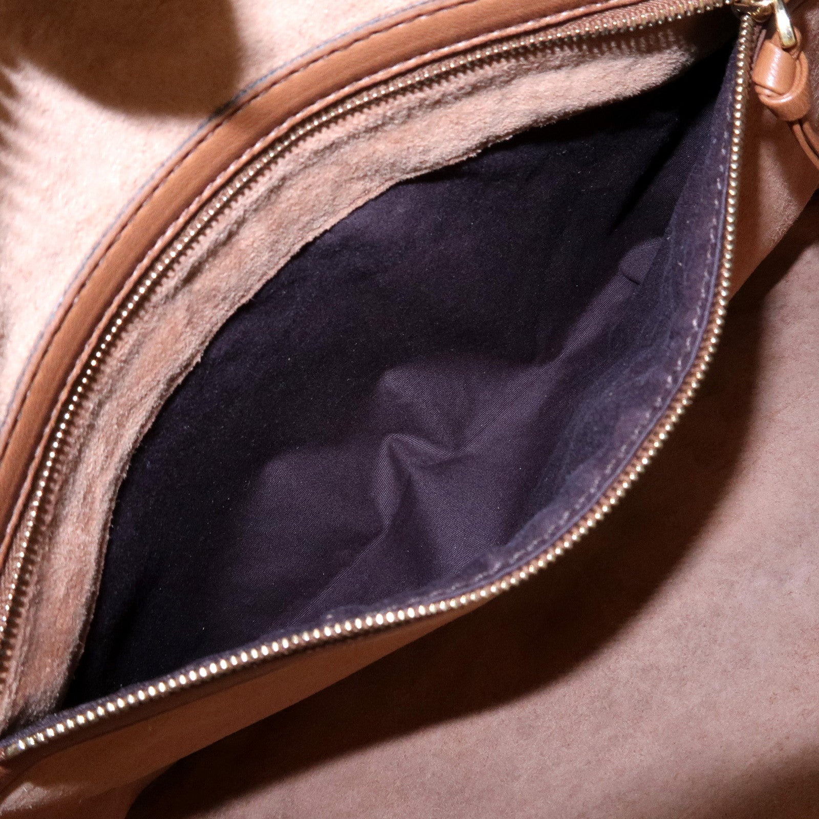 BOTTEGA VENETA Hobo Intrecciato Leather Shoulder Bag Brown 115653 Used