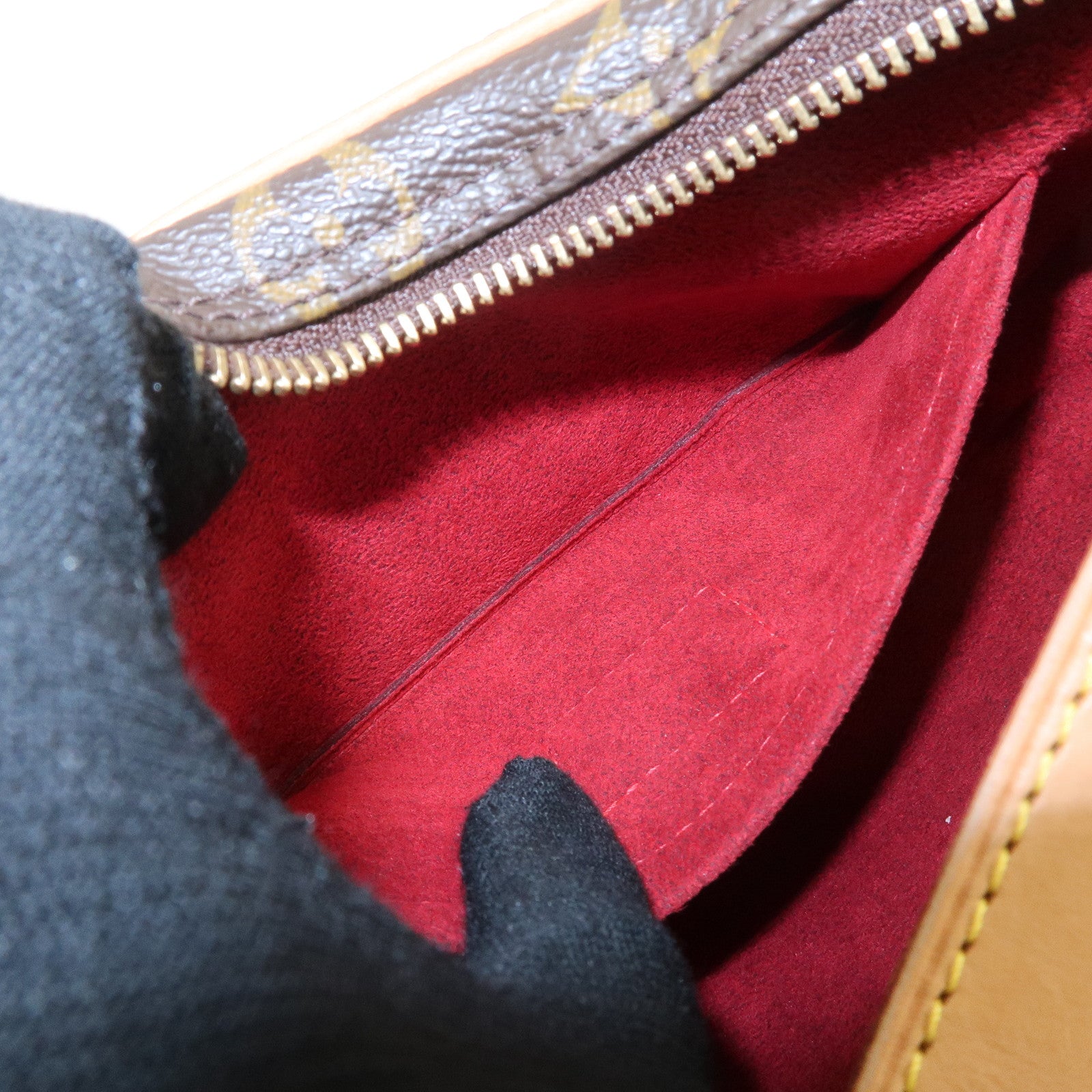 Louis Vuitton Monogram Pochette Croissant Shoulder Bag M51510 Used