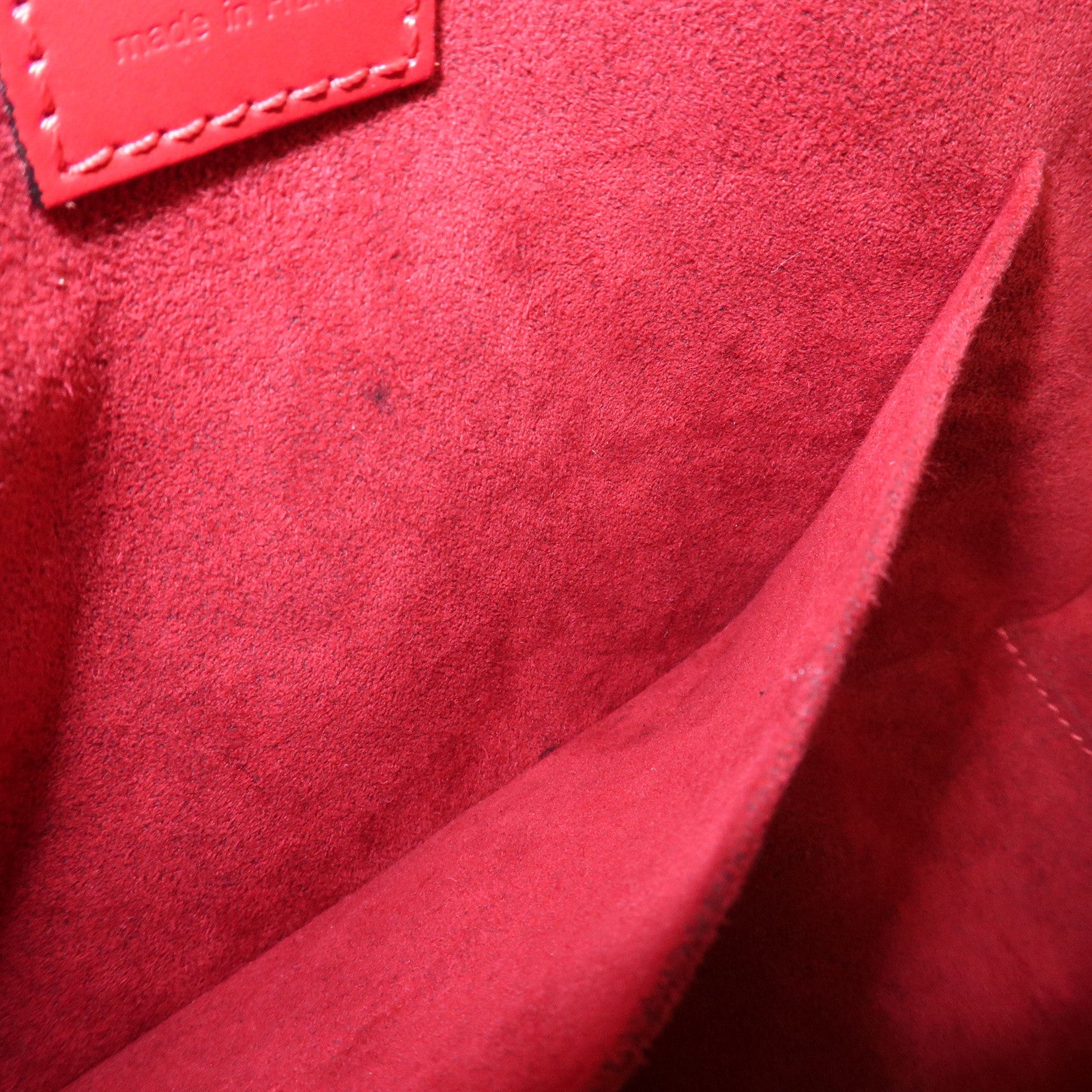 Louis Vuitton Epi Jasmine Hand Bag Castilian Red M52087 Used