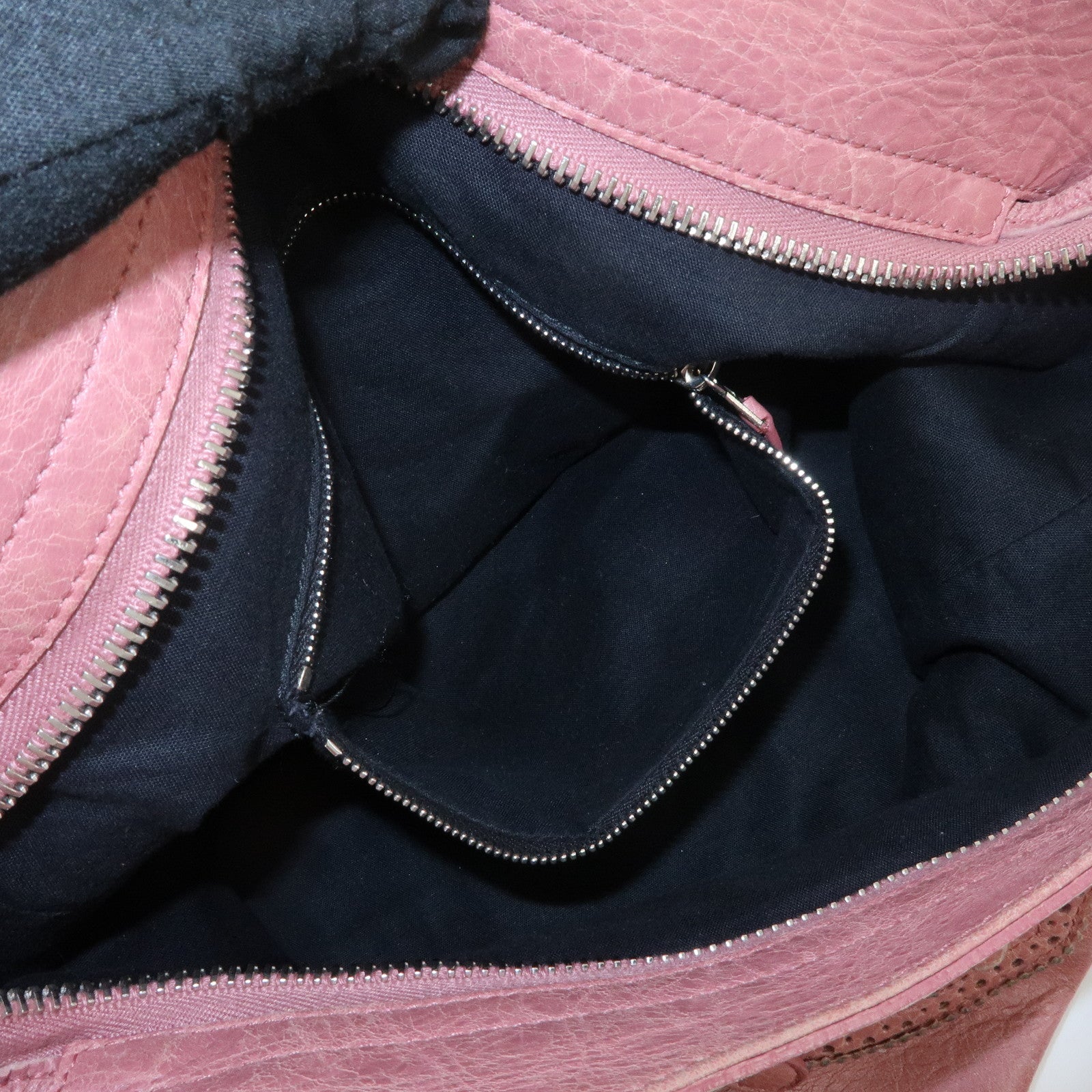 BALENCIAGA Leather Giant Velo 2Way Bag Hand Bag Pink 258045 Used