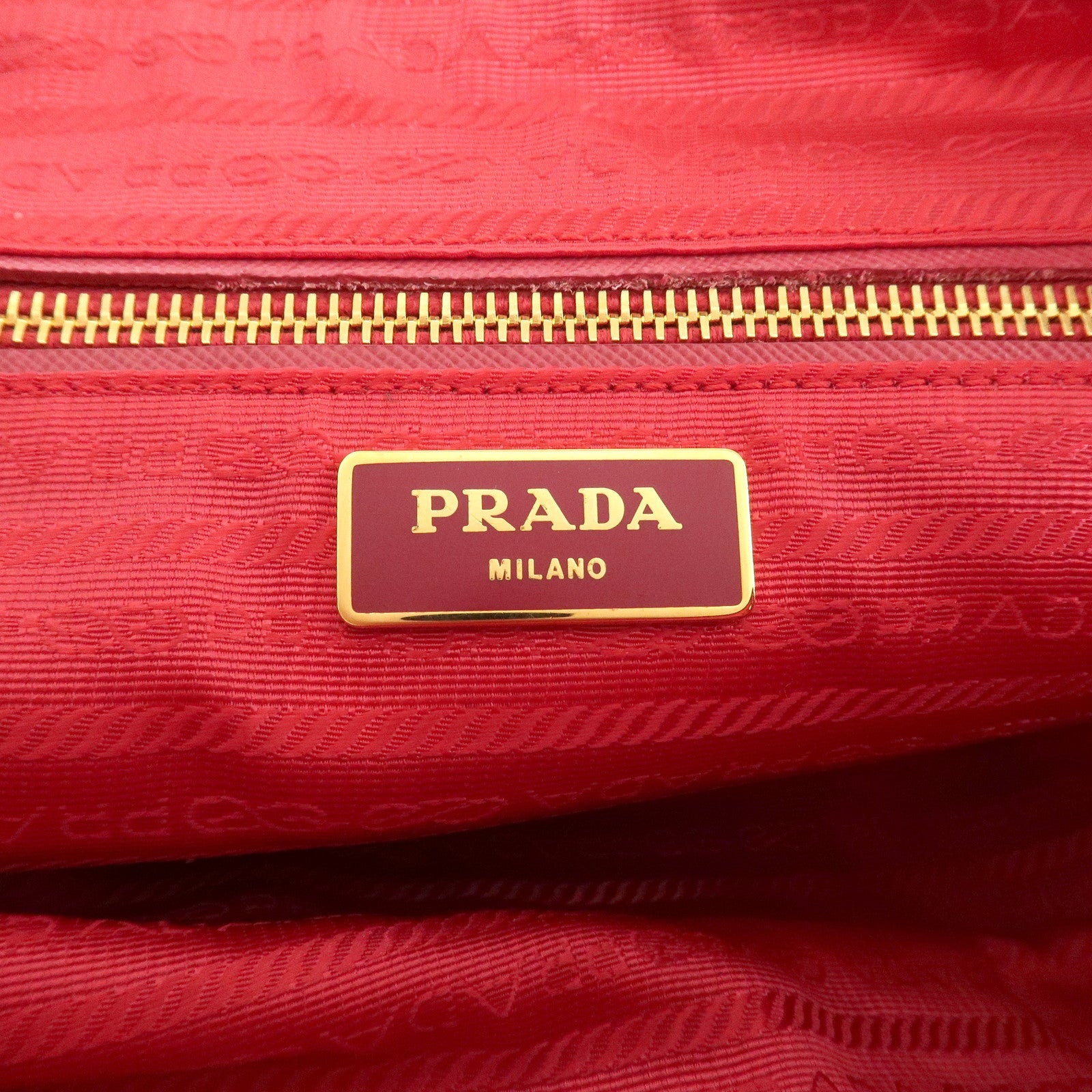 PRADA Nylon Leather Chain Shoulder Bag Pink BR4965 Used