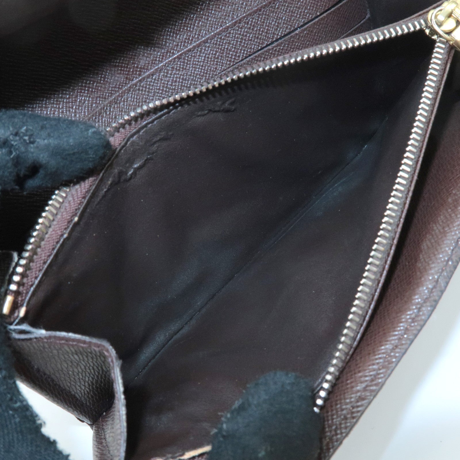 Louis Vuitton Damier Set of 2 Long Wallet N61734 Used