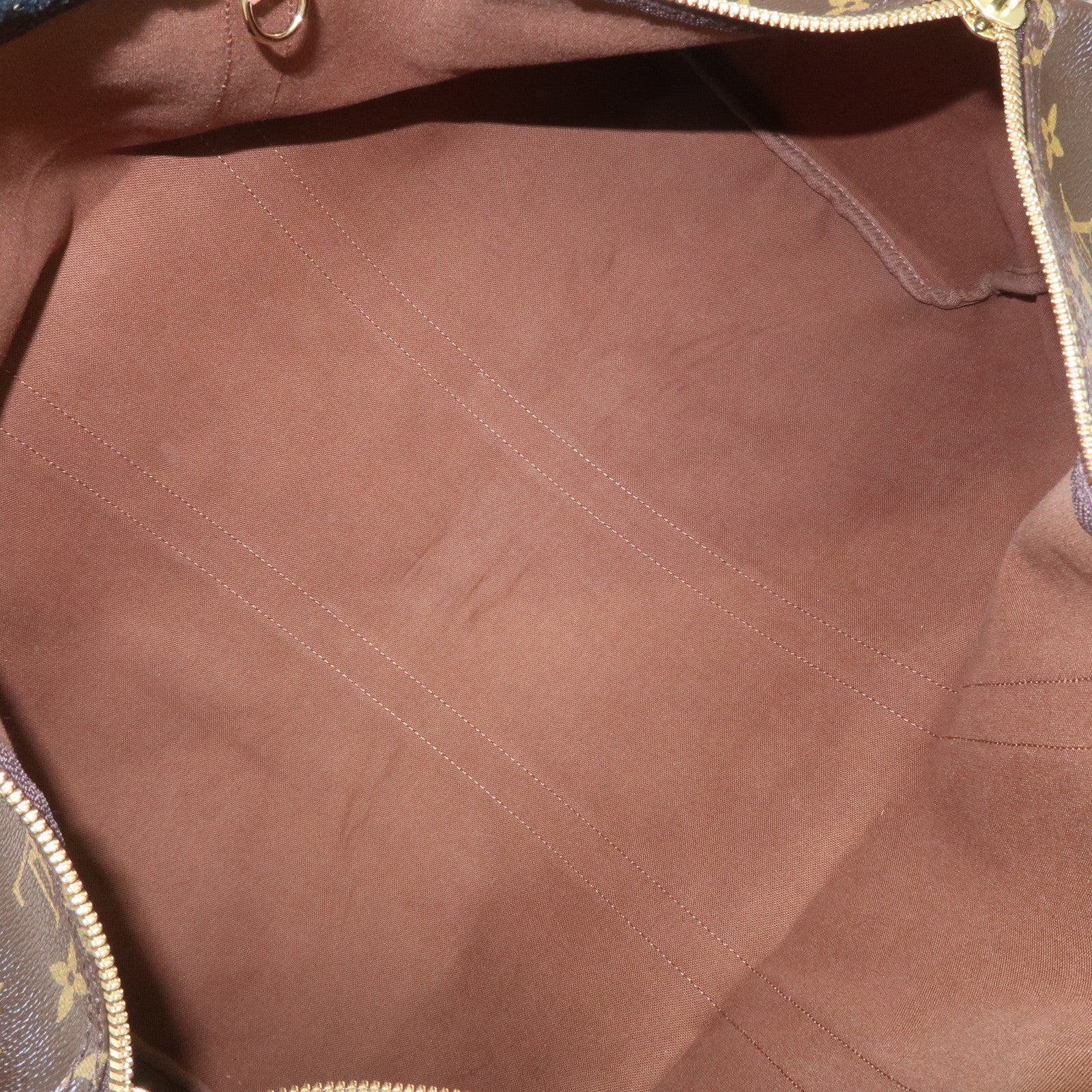 Louis Vuitton Monogram Keep All 50 Boston Bag Brown M41426 Used