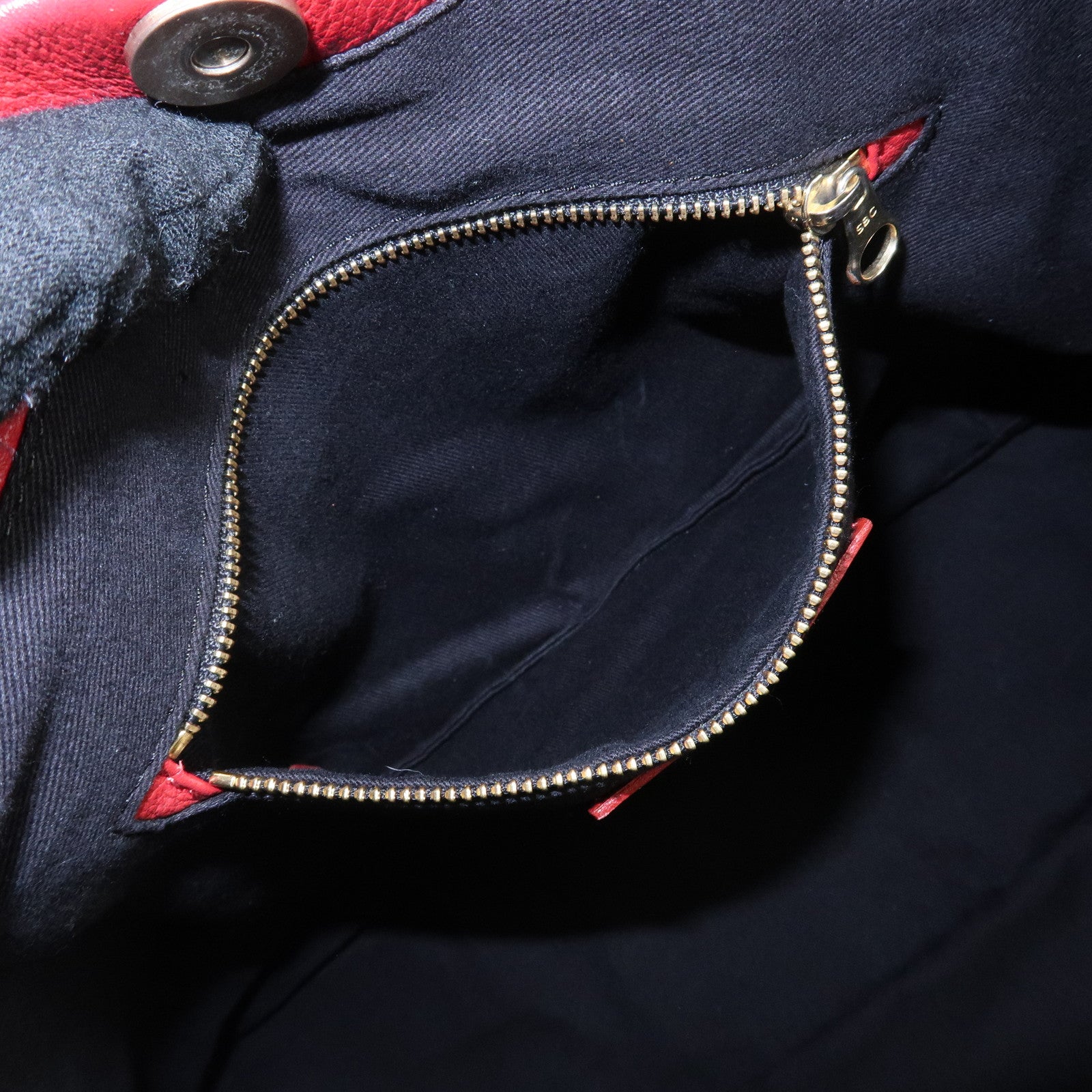 Chloe See By Chloe Leather Tote Bag Shoulder Bag Red Used