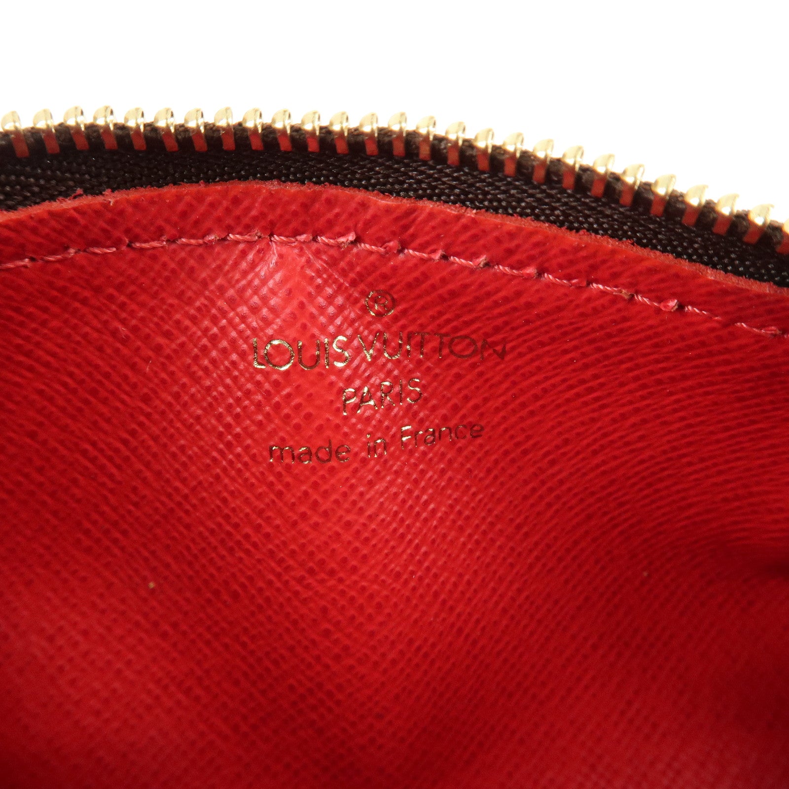 Louis Vuitton Damier Pouch for Papillon Bag Mini Bag Brown Used