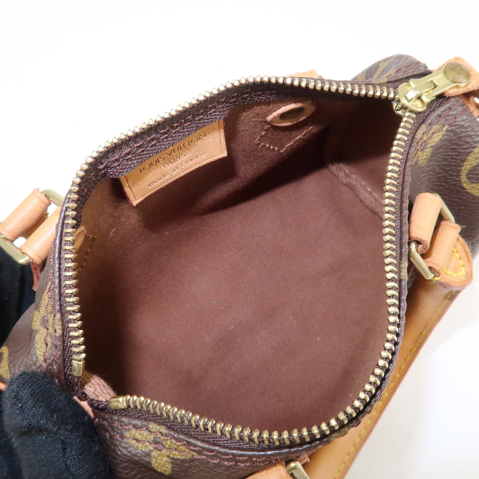 Louis Vuitton Monogram Mini Speedy & Strap M41534 J75010 Used