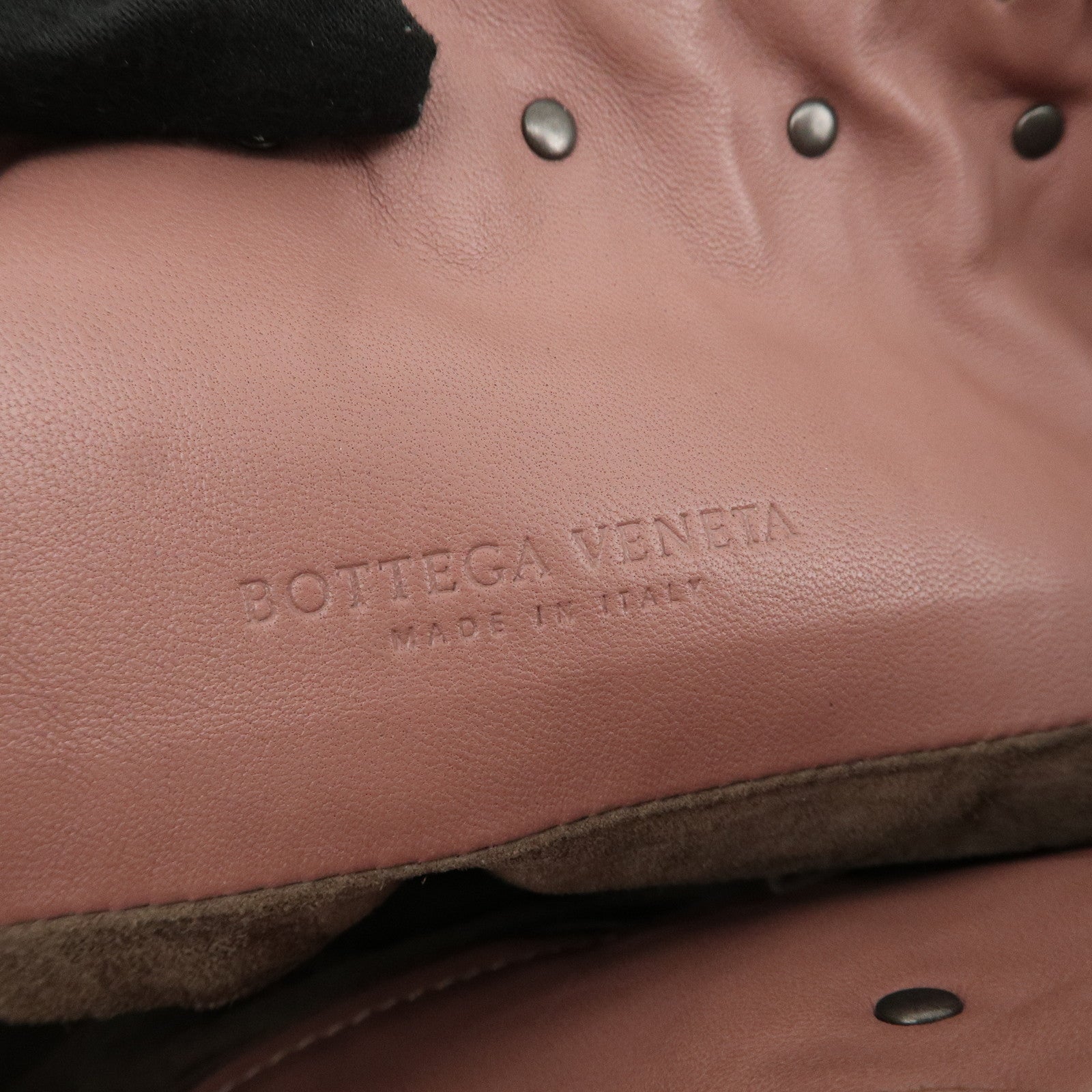 BOTTEGA VENETA Intrecciato Leather Shoulder Bag 323765 Used