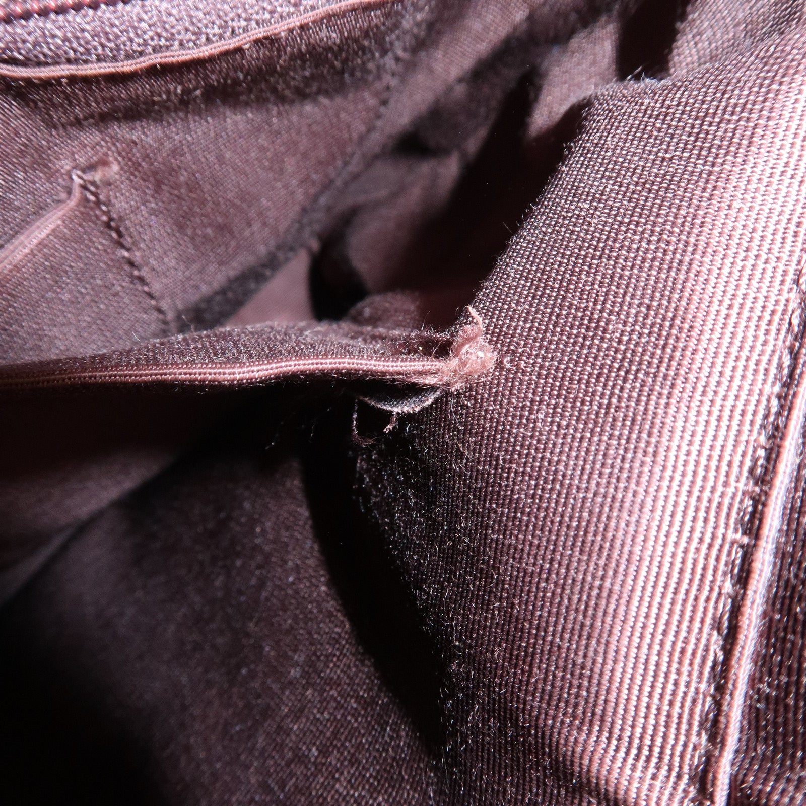 BURBERRY Suede Leather Hand Bag Tote Bag Brown Used