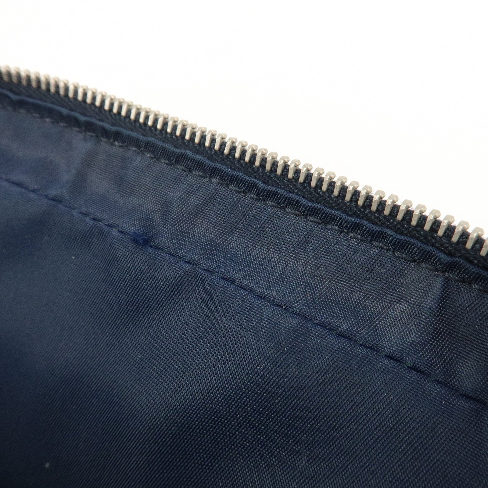Christian Dior Trotter Flight Line Denim Leather Shoulder Bag Used