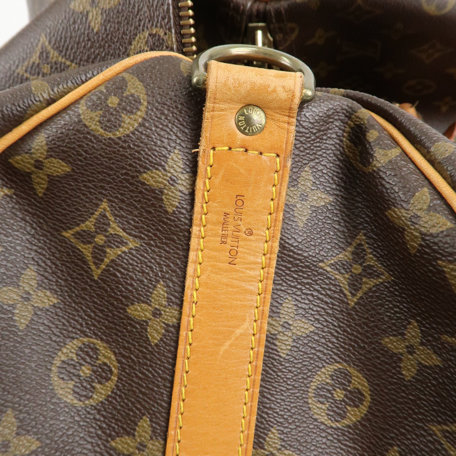 Louis Vuitton Monogram Keep All Bandouliere 50 Boston Bag M41416 Used
