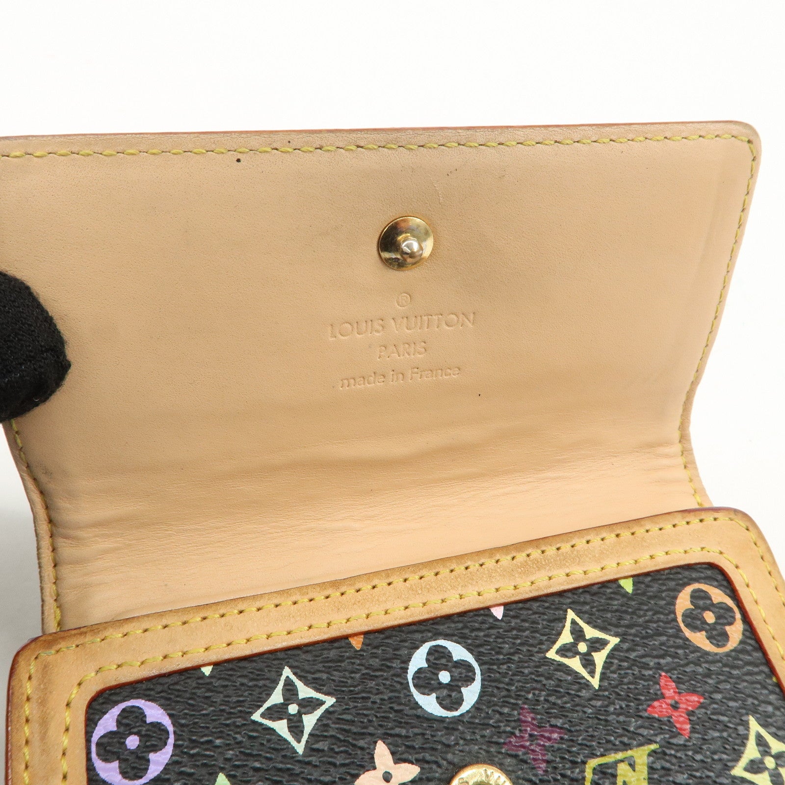 Louis Vuitton Monogram Set of 2 Multicolor Wallet M93745 M92984 Used