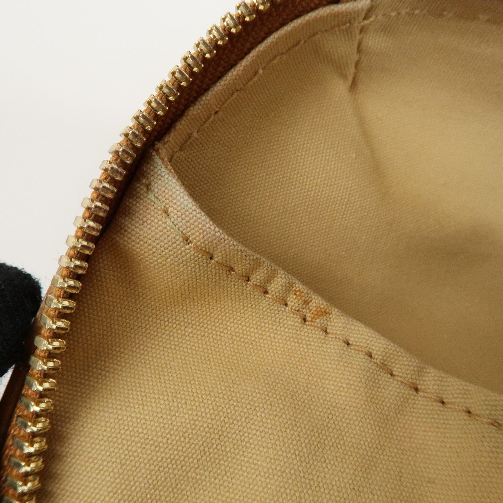 Louis Vuitton Monogram Mini Sac Mary Kate Hand Bag Beige M92508 Used