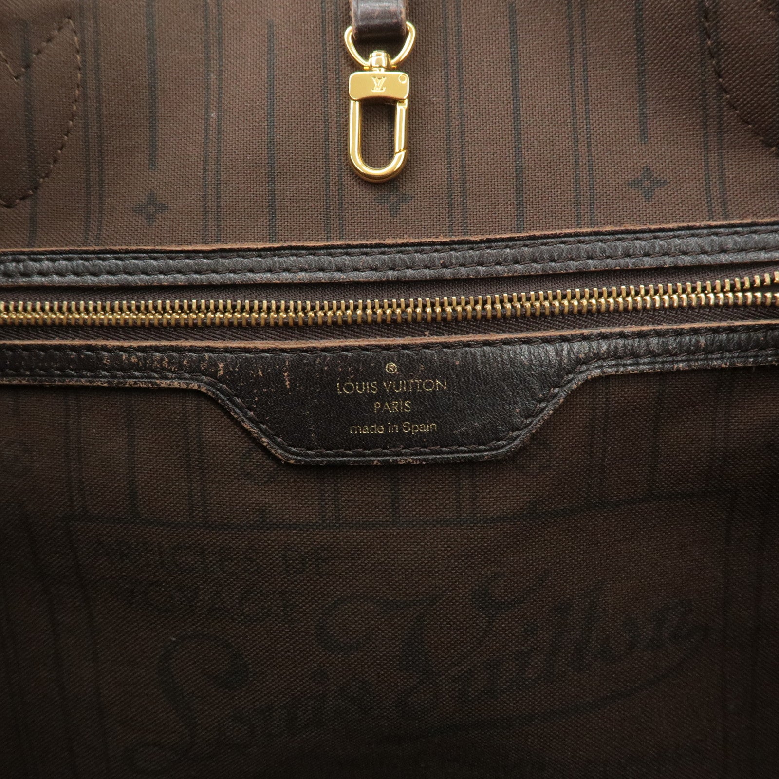 Louis Vuitton Monogram Idylle Neverfull MM Tote Bag Fuzan M40513 Used