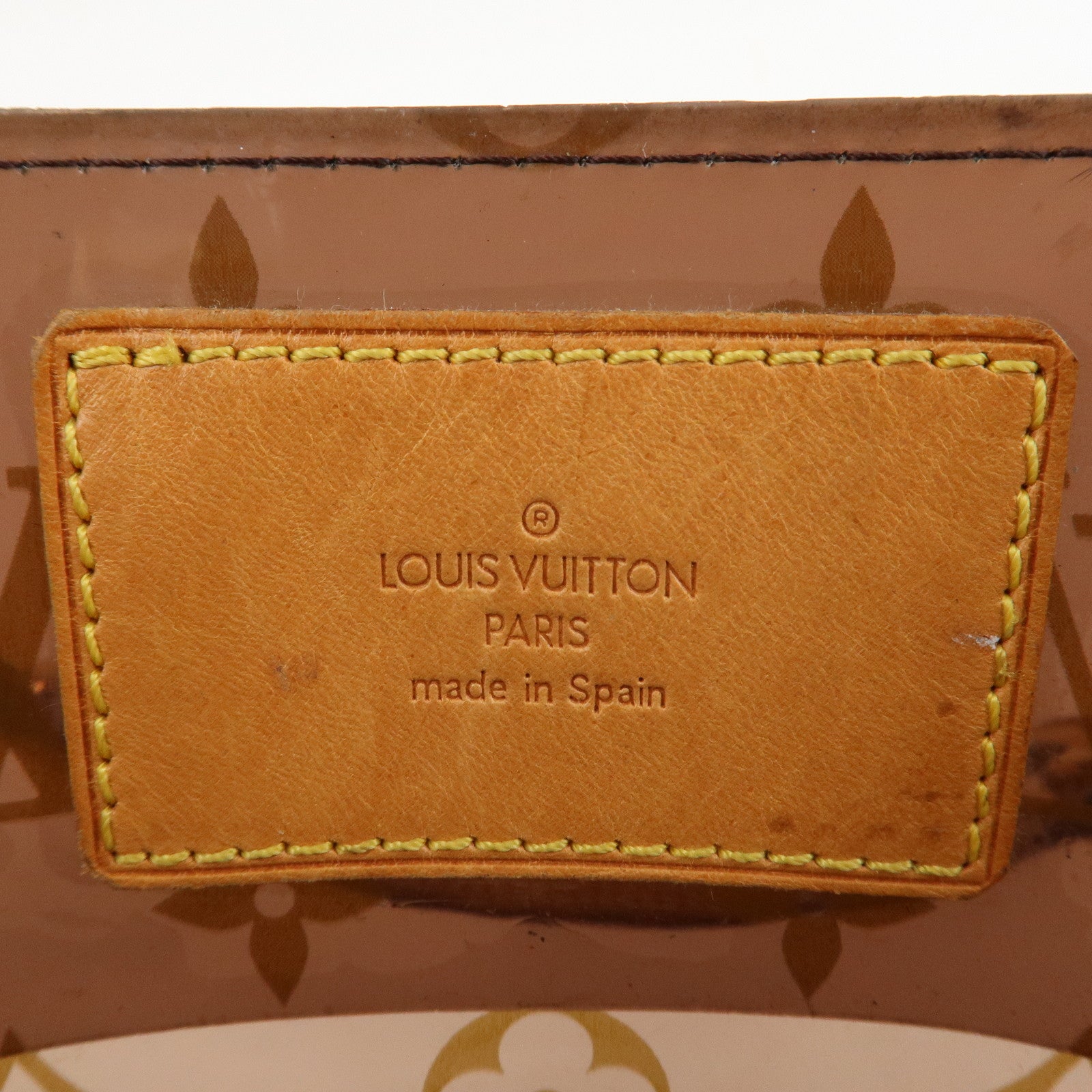 Louis Vuitton Monogram Vinyl Cabas Ambre MM Tote Bag M92501 Used