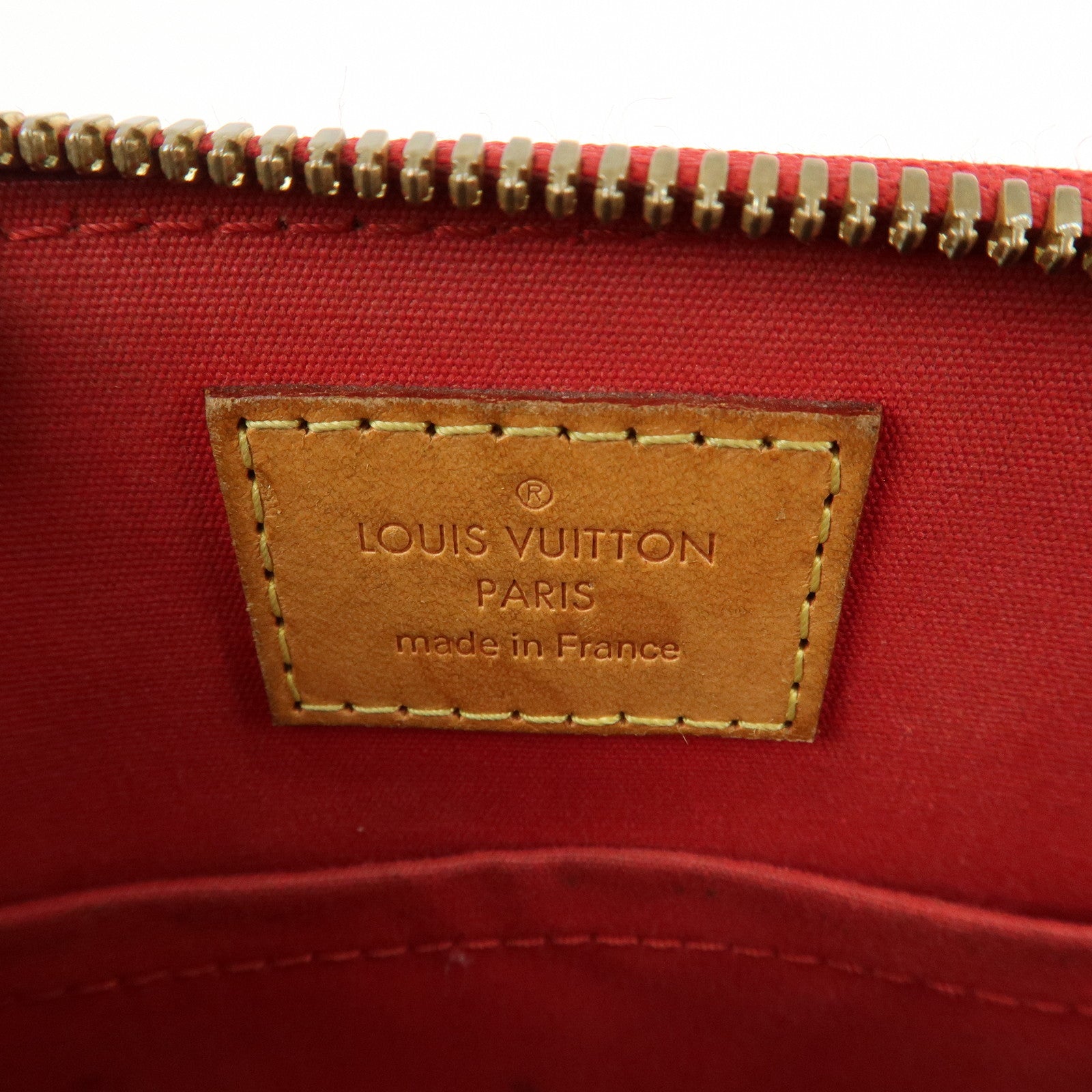Louis Vuitton Monogram Vernis Alma BB Cerise Shoulder Bag M90174 Used