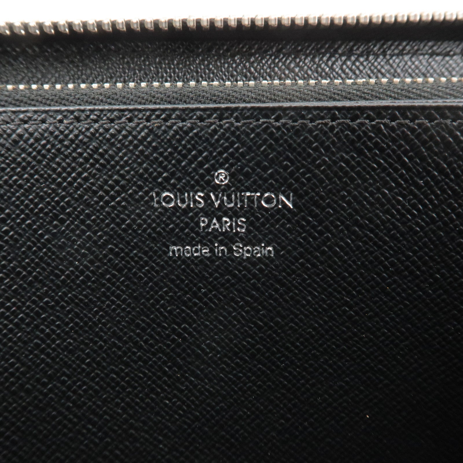 Louis Vuitton Epi Zippy Wallet Zip Around Wallet Noir M61857 Used