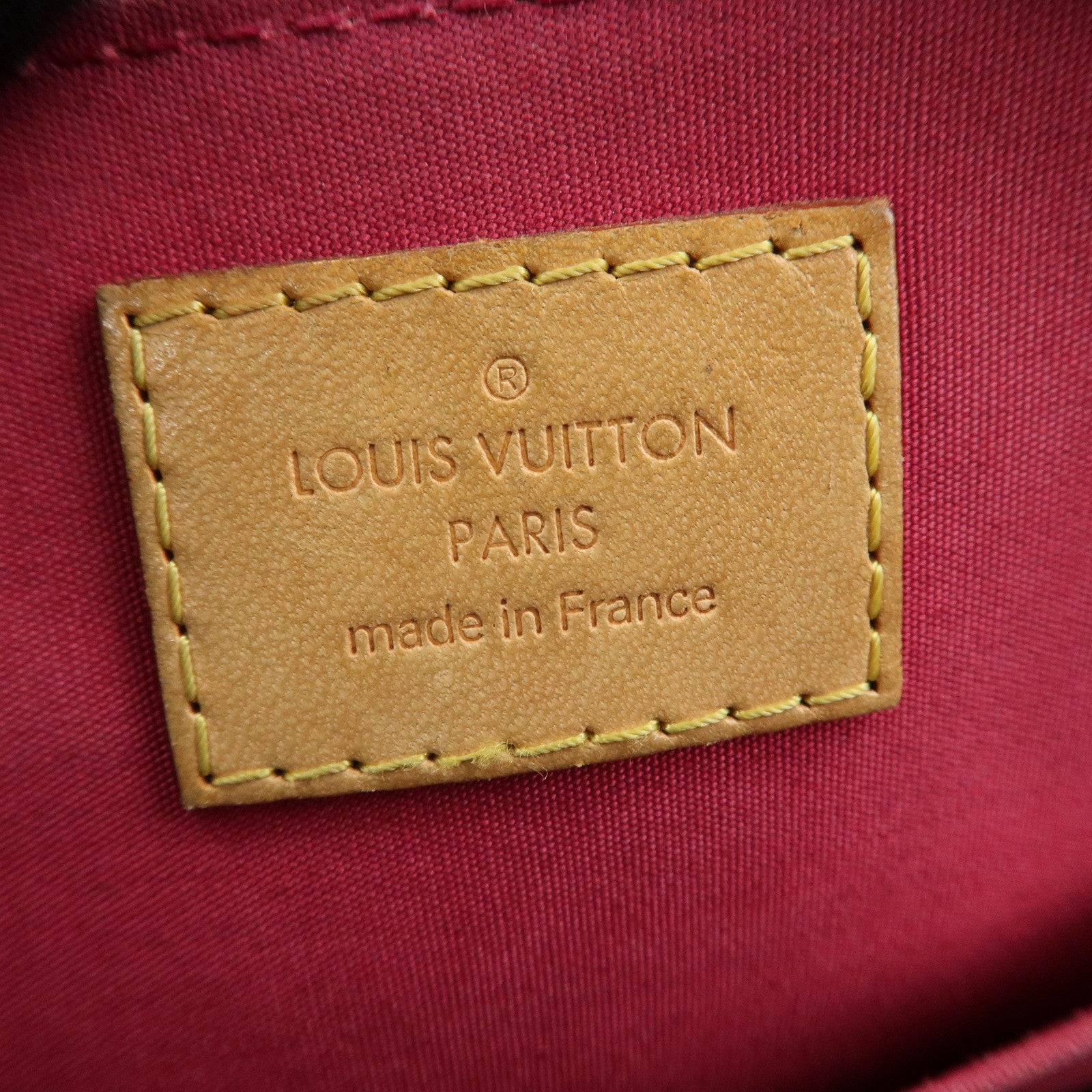 Louis Vuitton Monogram Vernis Alma BB 2Way Bag Rose Indien M91771 Used