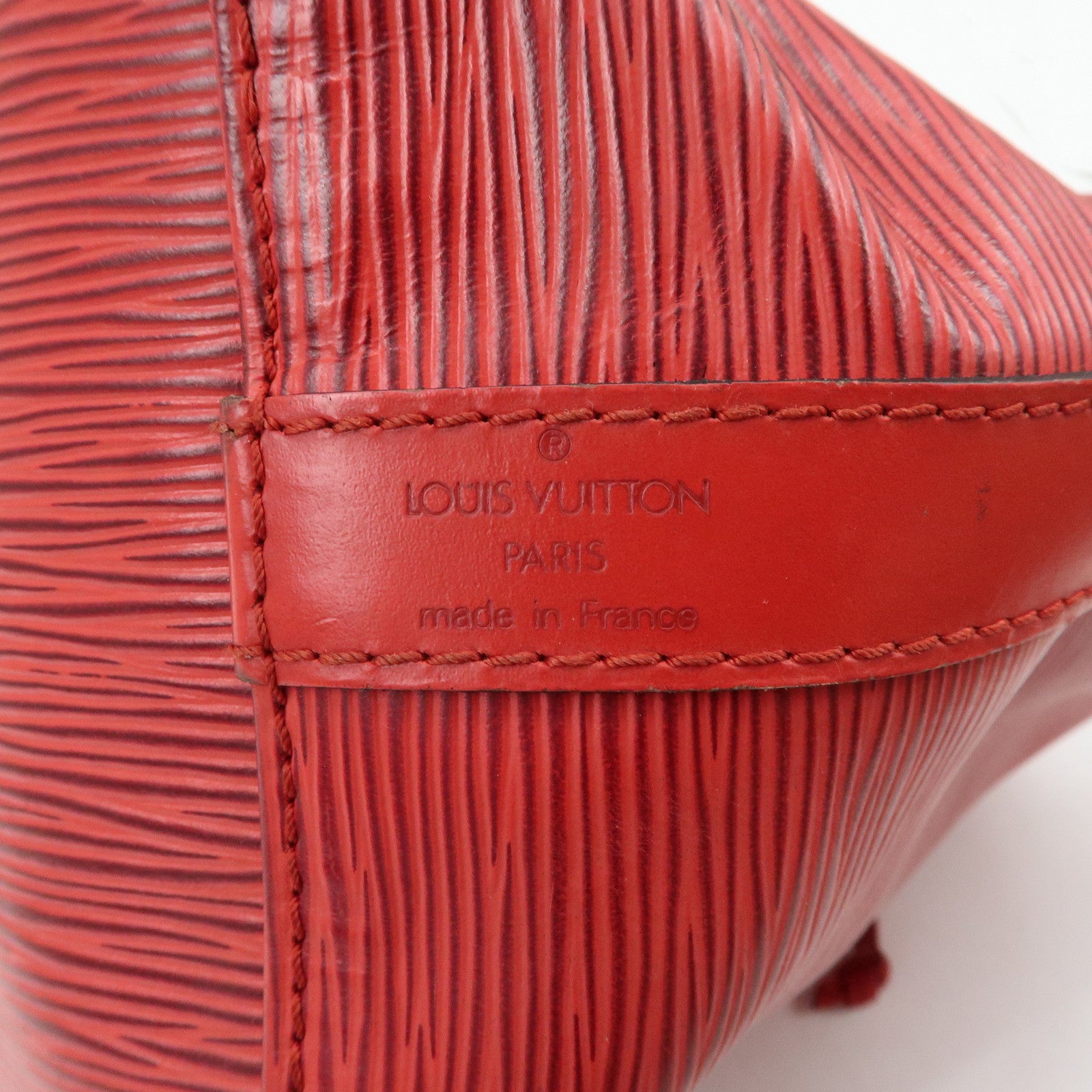 Louis Vuitton Epi Petit Noe Shoulder Bag Castilian Red M44107 Used