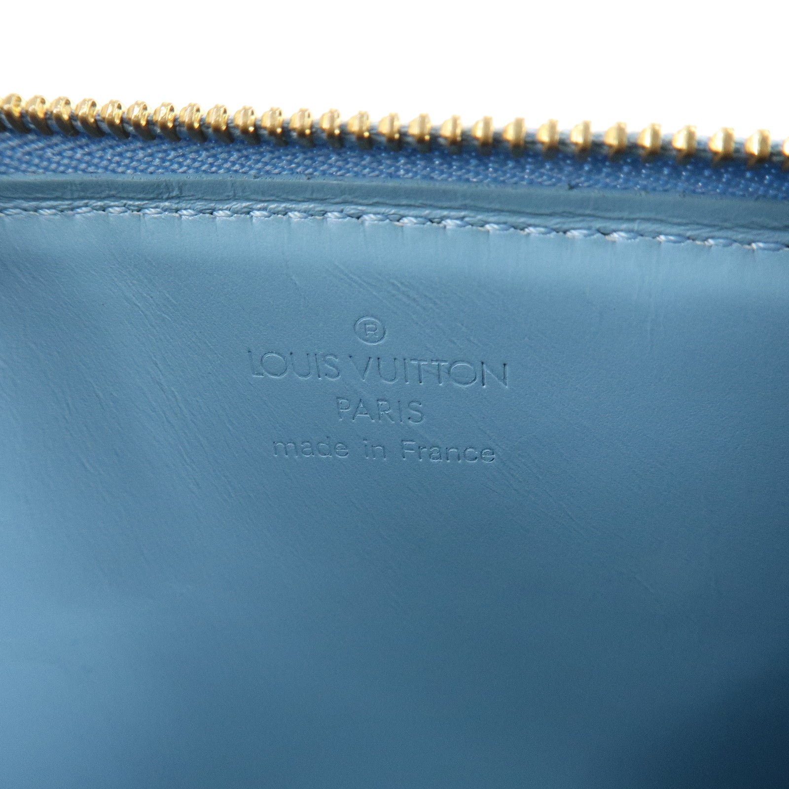 Louis Vuitton Monogram Vernis Lexington Hand Bag Baby Blue M91011 Used