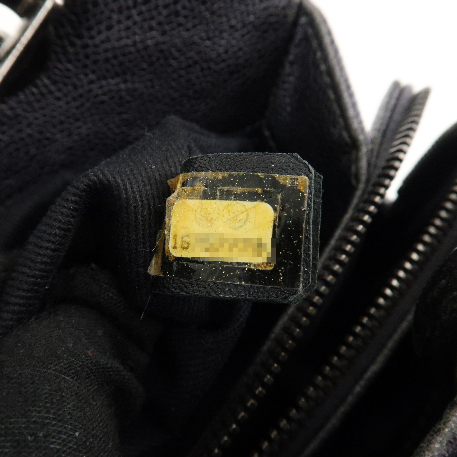 CHANEL Matelasse COCO Mark Leather Chain Tote Bag Shoulder Bag Used