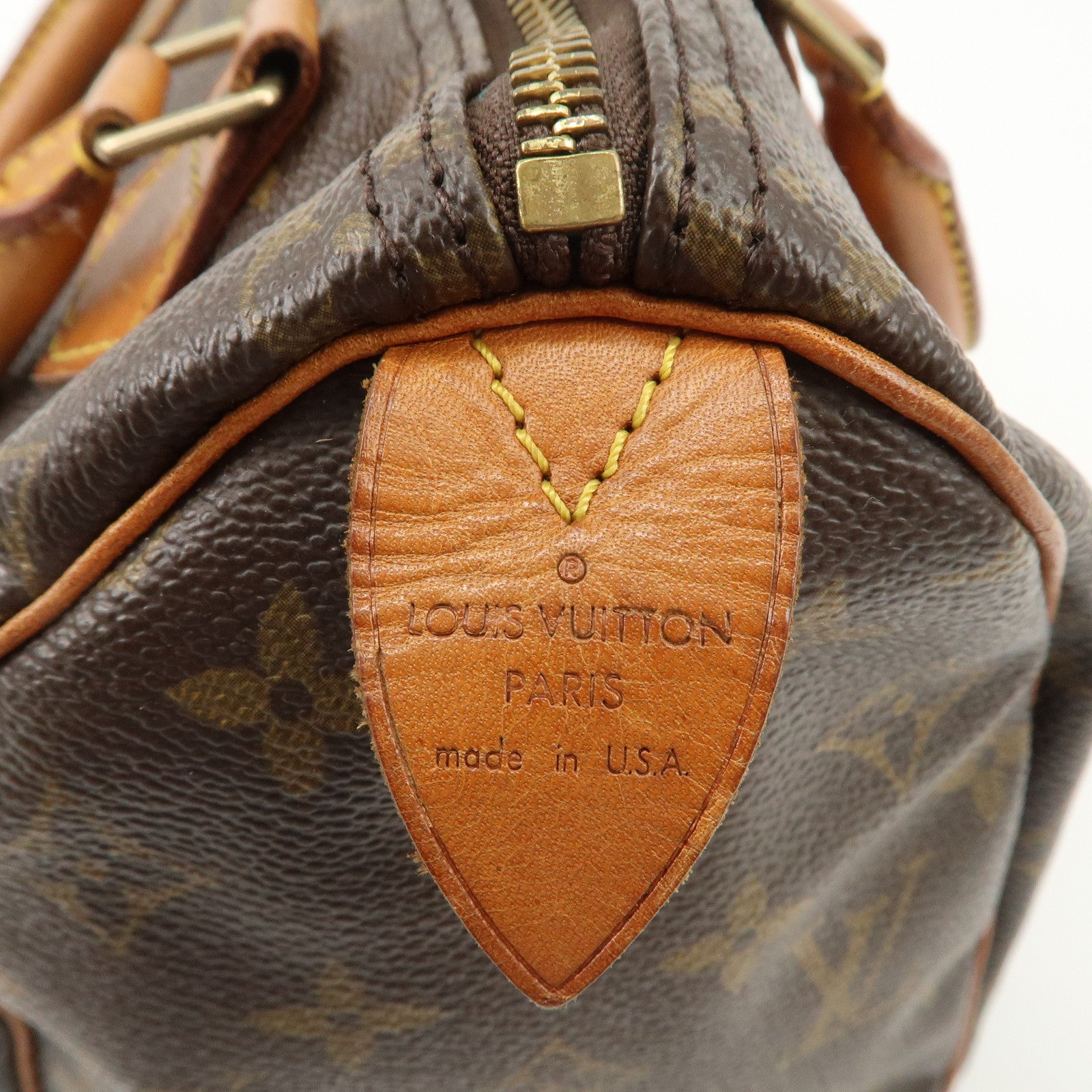 Louis Vuitton Monogram Speedy 25 Hand Bag Boston Bag M41528 Used